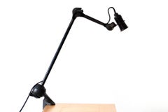 Modernist Task Light or Clamp Table Lamp by Bernard-Albin Gras for Gras, 1920s