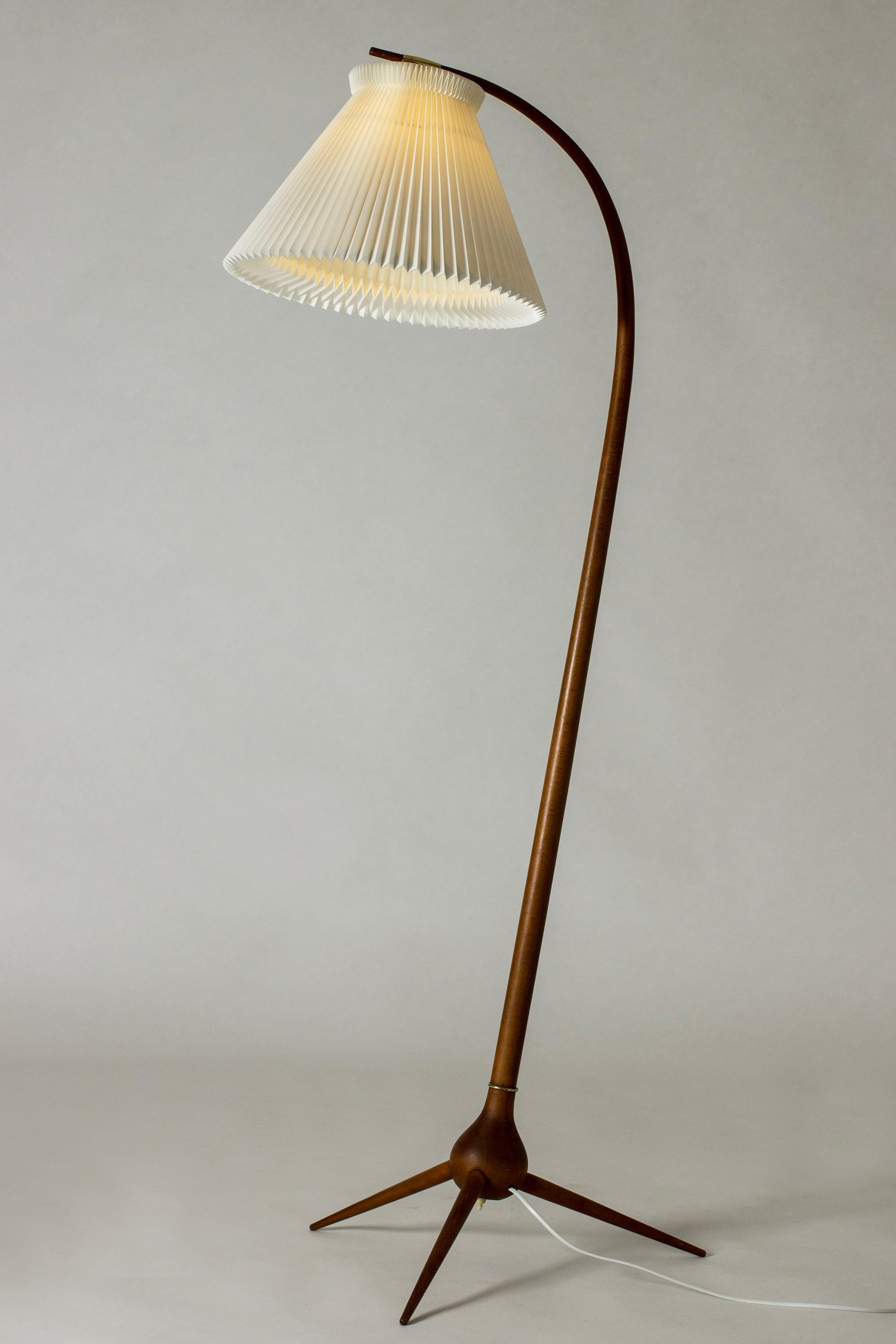 Danish Modernist Teak Floor Lamp 