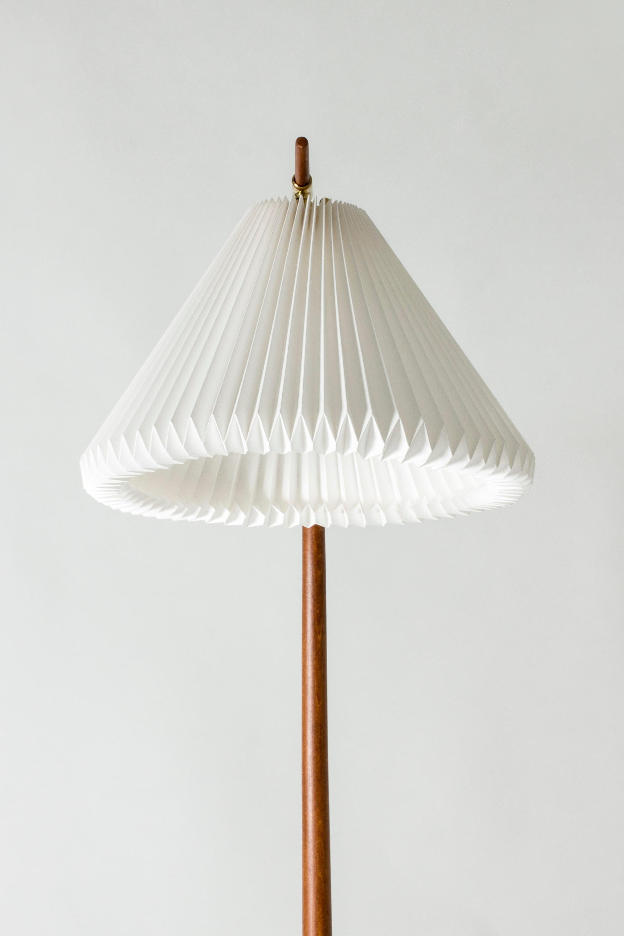 Modernist Teak Floor Lamp 
