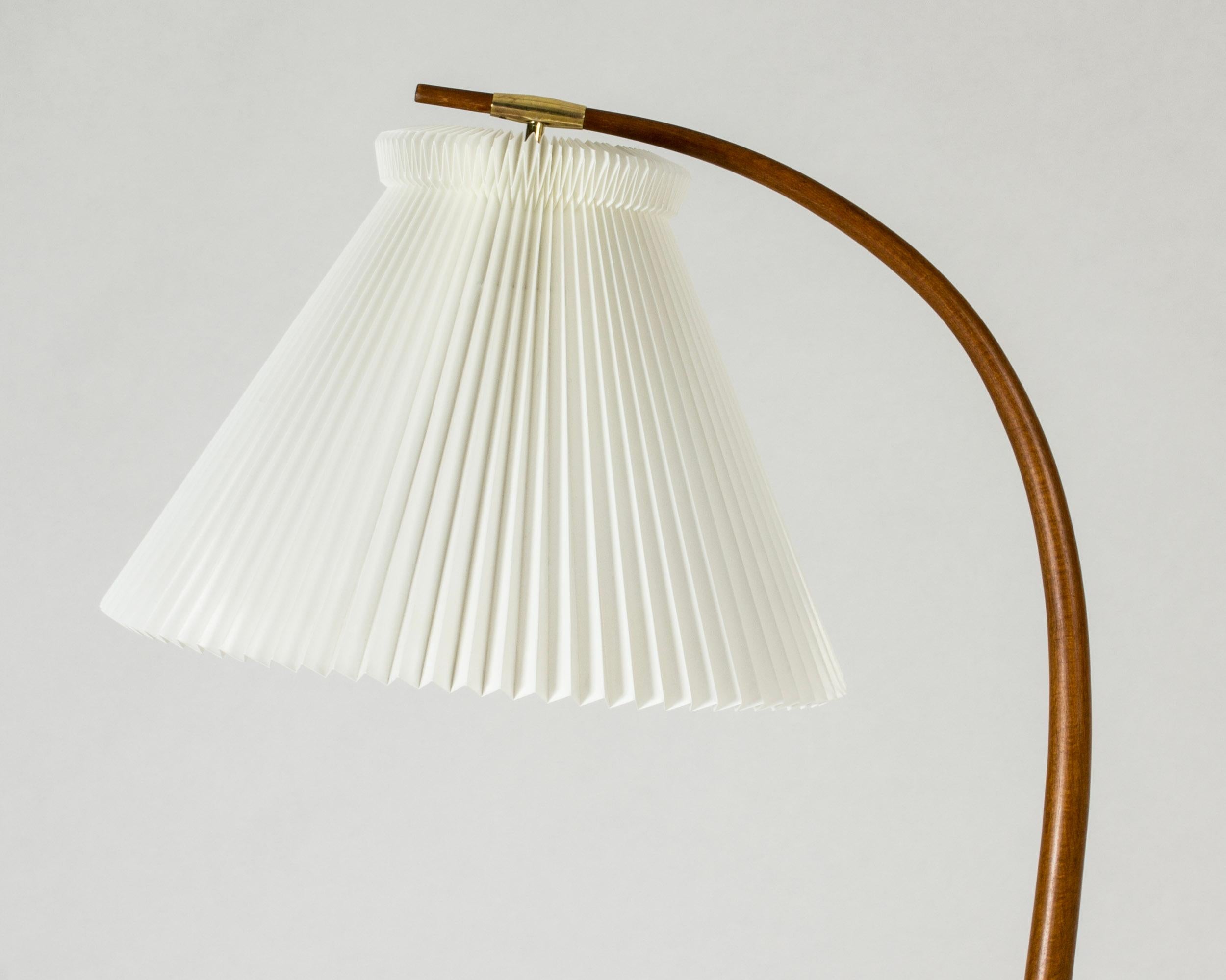 Modernist Teak Floor Lamp 