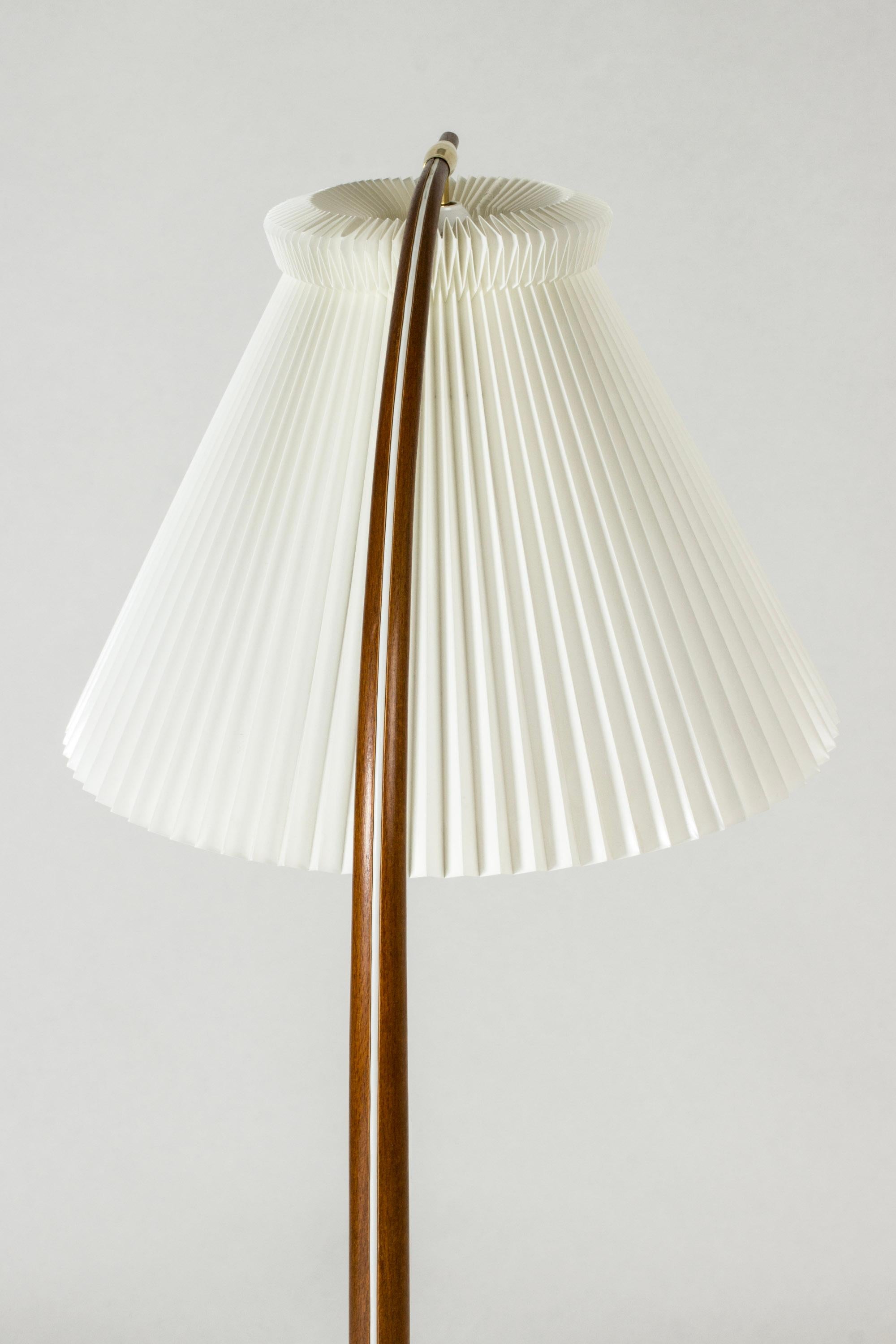 Mid-20th Century Modernist Teak Floor Lamp 