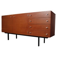 Modernistisches Sideboard aus Teakholz von Pierre Guariche für Meurop, 1960er Jahre, Modell „1864“