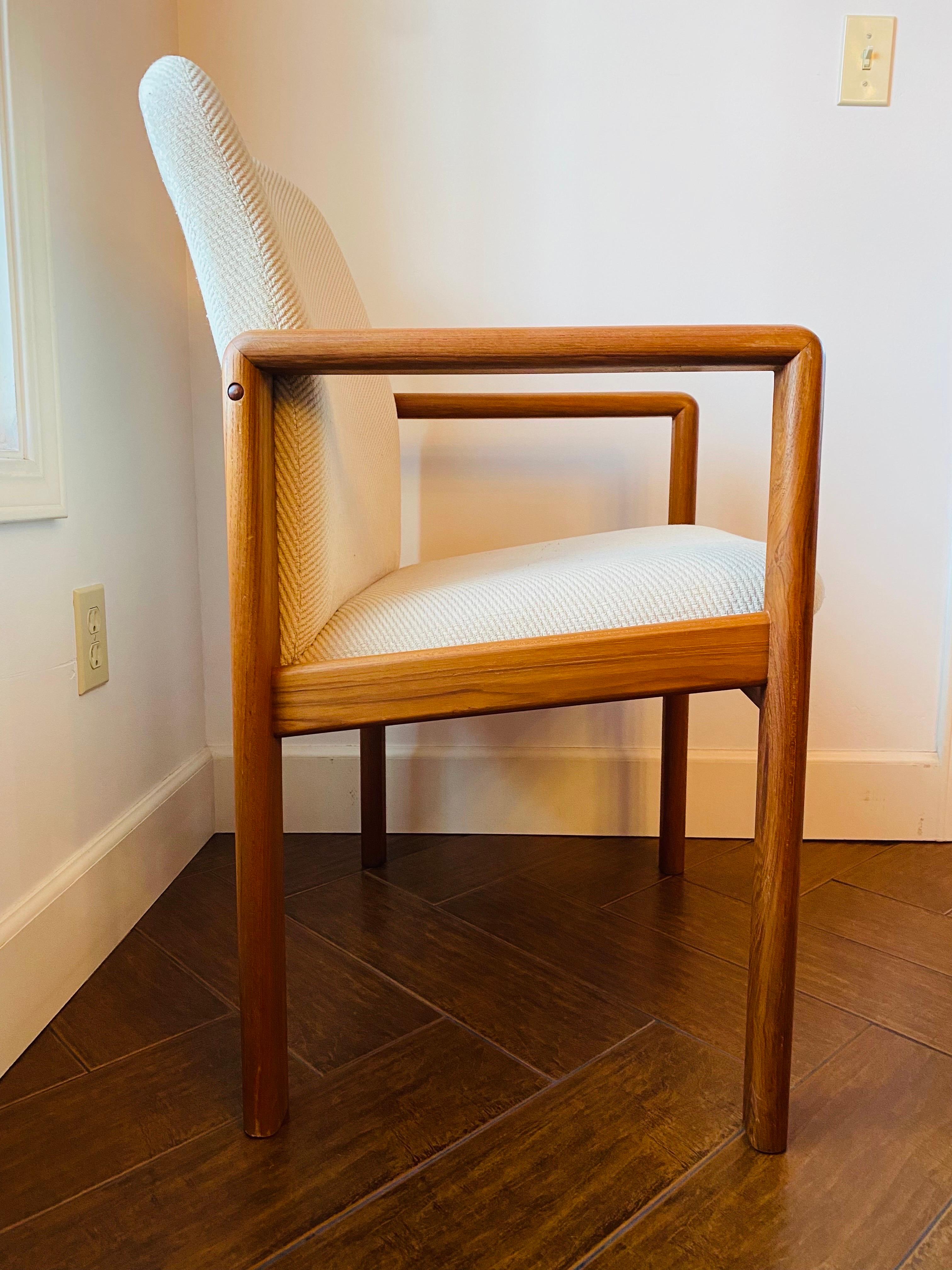 Modernist Teak Wood Arm Chair by Benny Linden For Sale 1