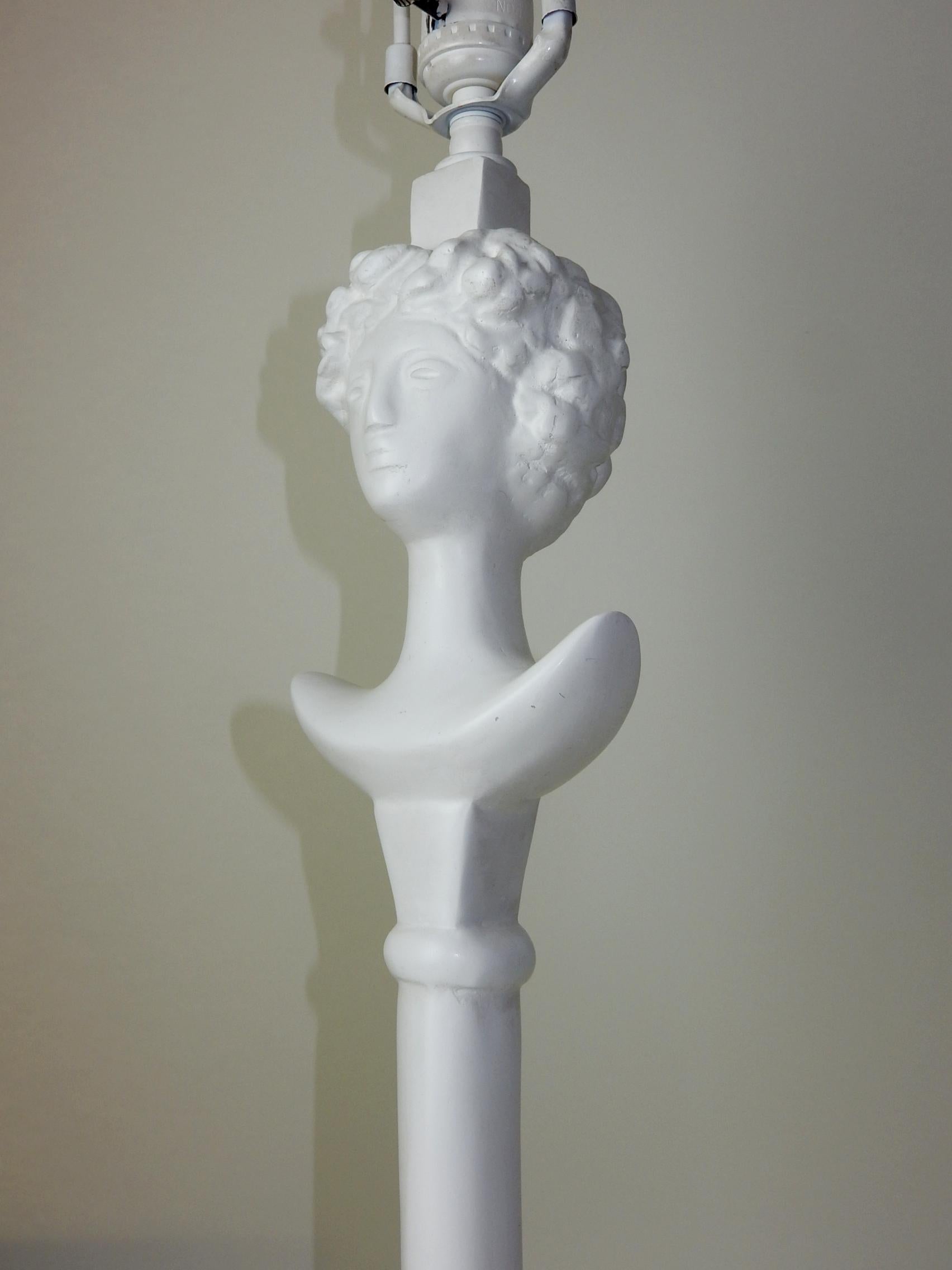 Modernist Tête de Femme Table Lamp after Alberto Giacometti 3