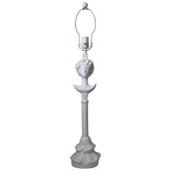 Modernist Tête de Femme Table Lamp after Alberto Giacometti