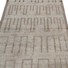Modernist Textured Moroccan Style Azilal Runner Rug by Alberto Levi Gallery
