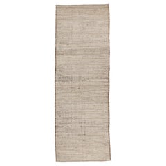 Modernist Textured Moroccan Style Essaouira Runner Rug by Alberto Levi Gallery
