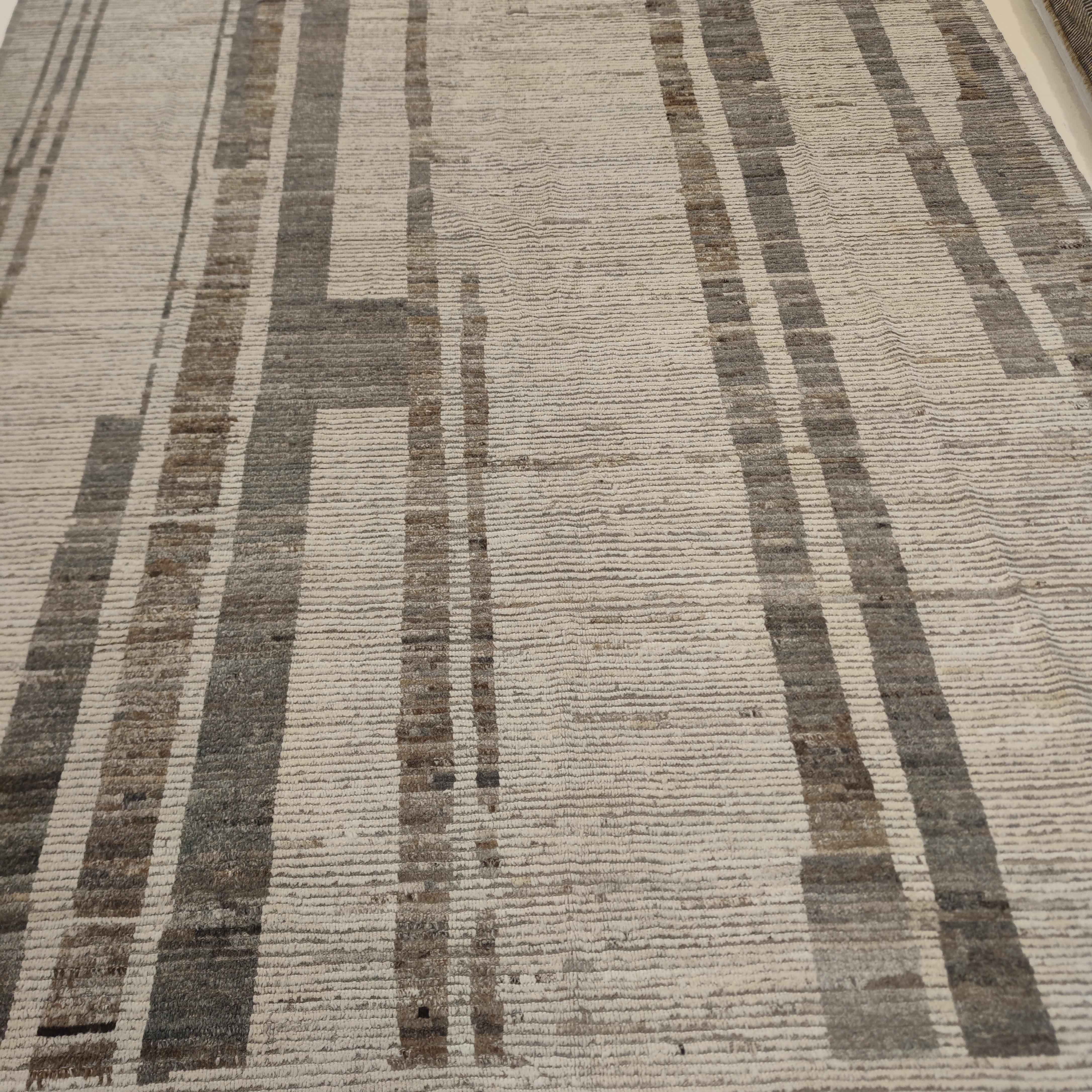 Tribal Tapis marocain texturé La Brea d'Alberto Levi Gallery en vente