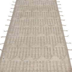 Modernist Textured Moroccan Style Rif Runner Rug by Alberto Levi Gallery