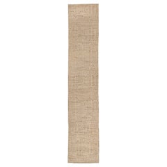 Modernist Textured Moroccan Style Tétouan Runner Rug by Alberto Levi Gallery