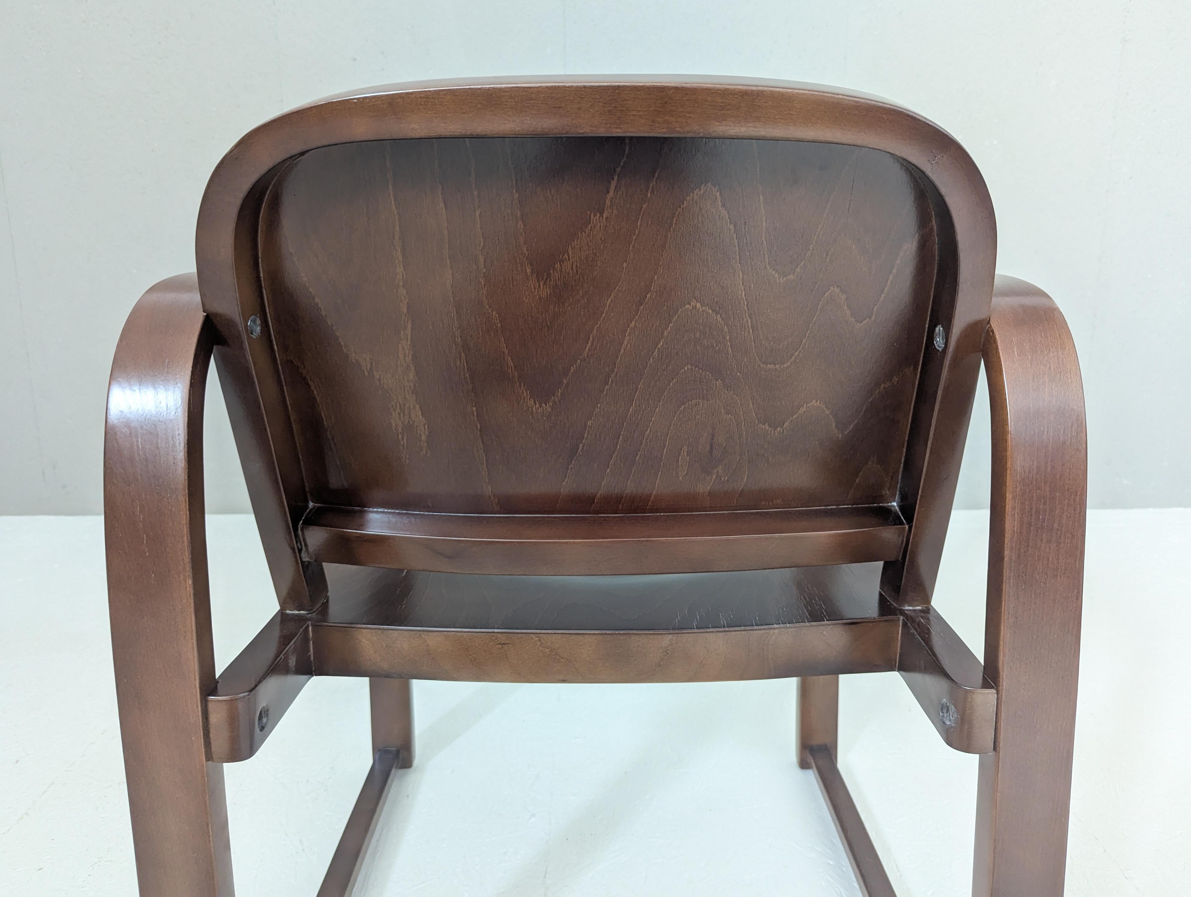 Modernistischer Thonet A 745 F Bugholz-Sessel, 1930er Jahre im Angebot 3