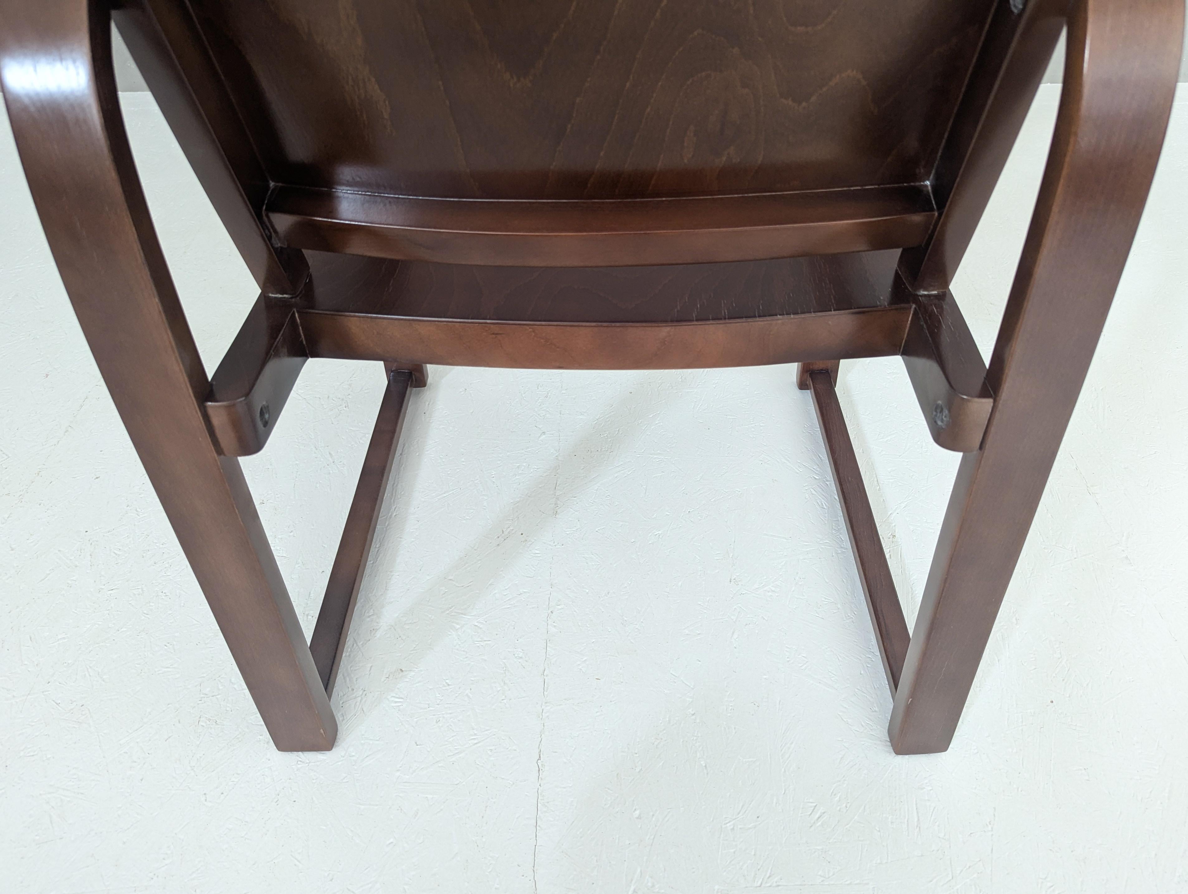 Modernistischer Thonet A 745 F Bugholz-Sessel, 1930er Jahre im Angebot 4