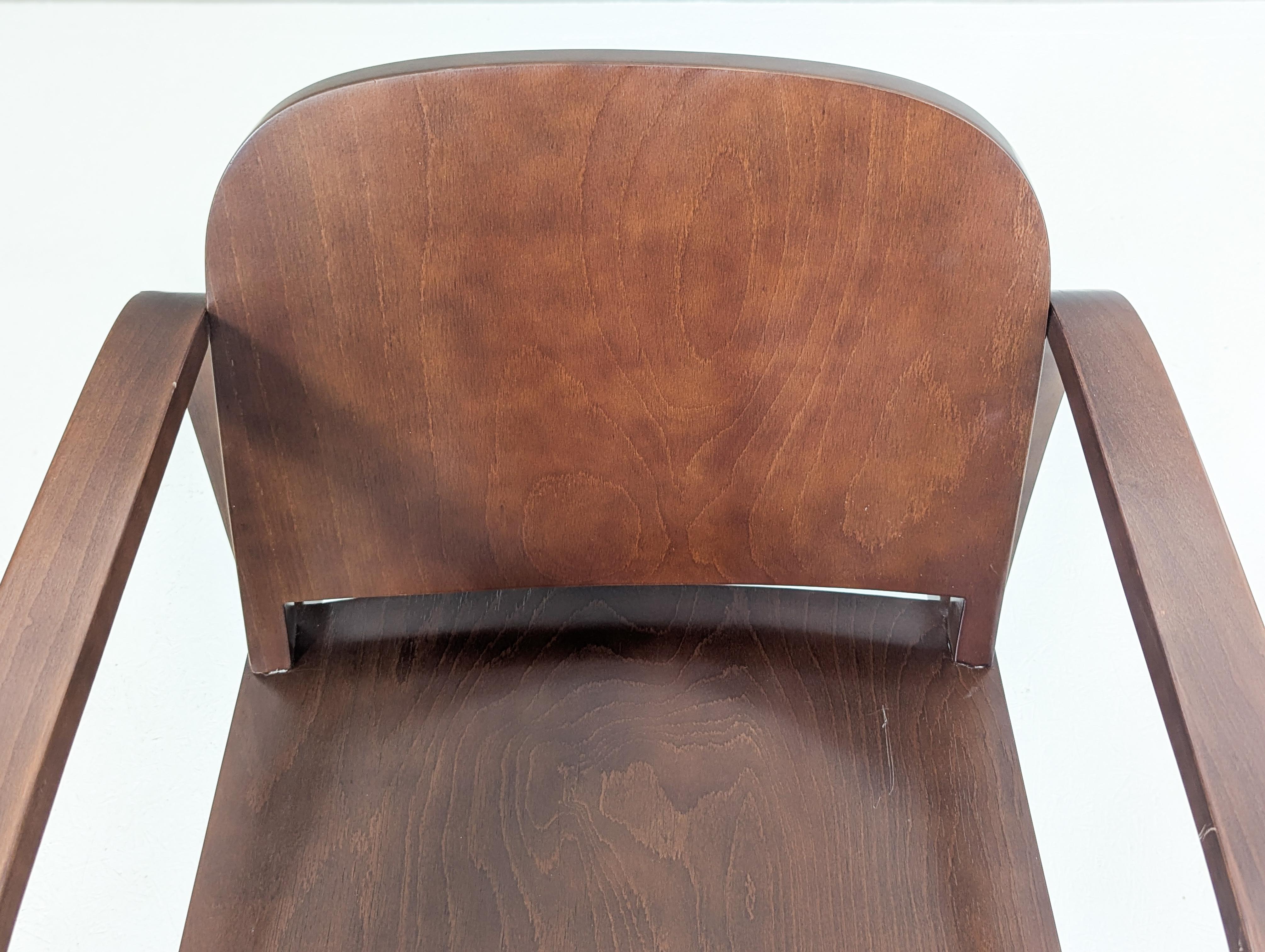 Modernistischer Thonet A 745 F Bugholz-Sessel, 1930er Jahre im Angebot 5