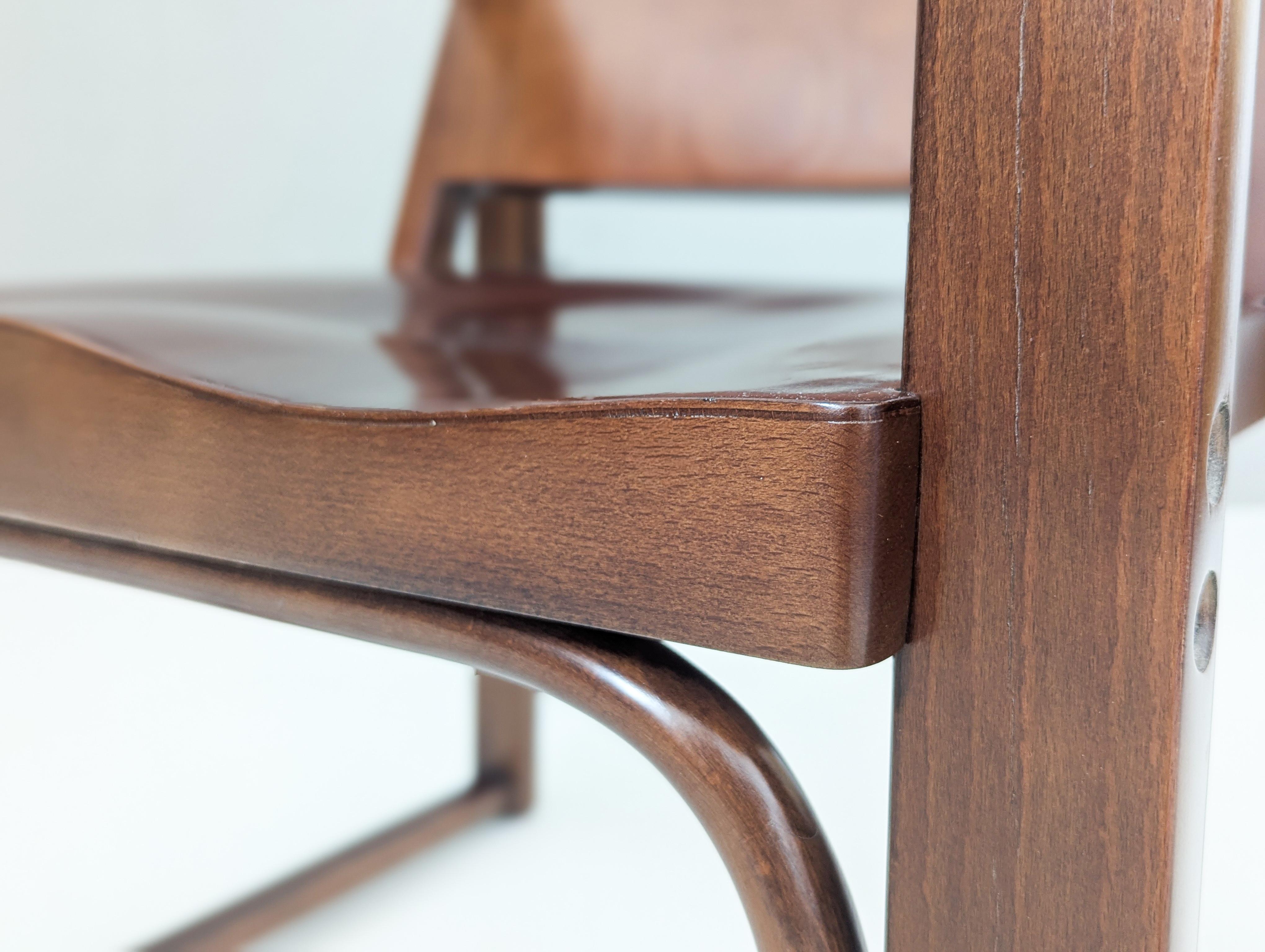 Modernistischer Thonet A 745 F Bugholz-Sessel, 1930er Jahre im Angebot 10