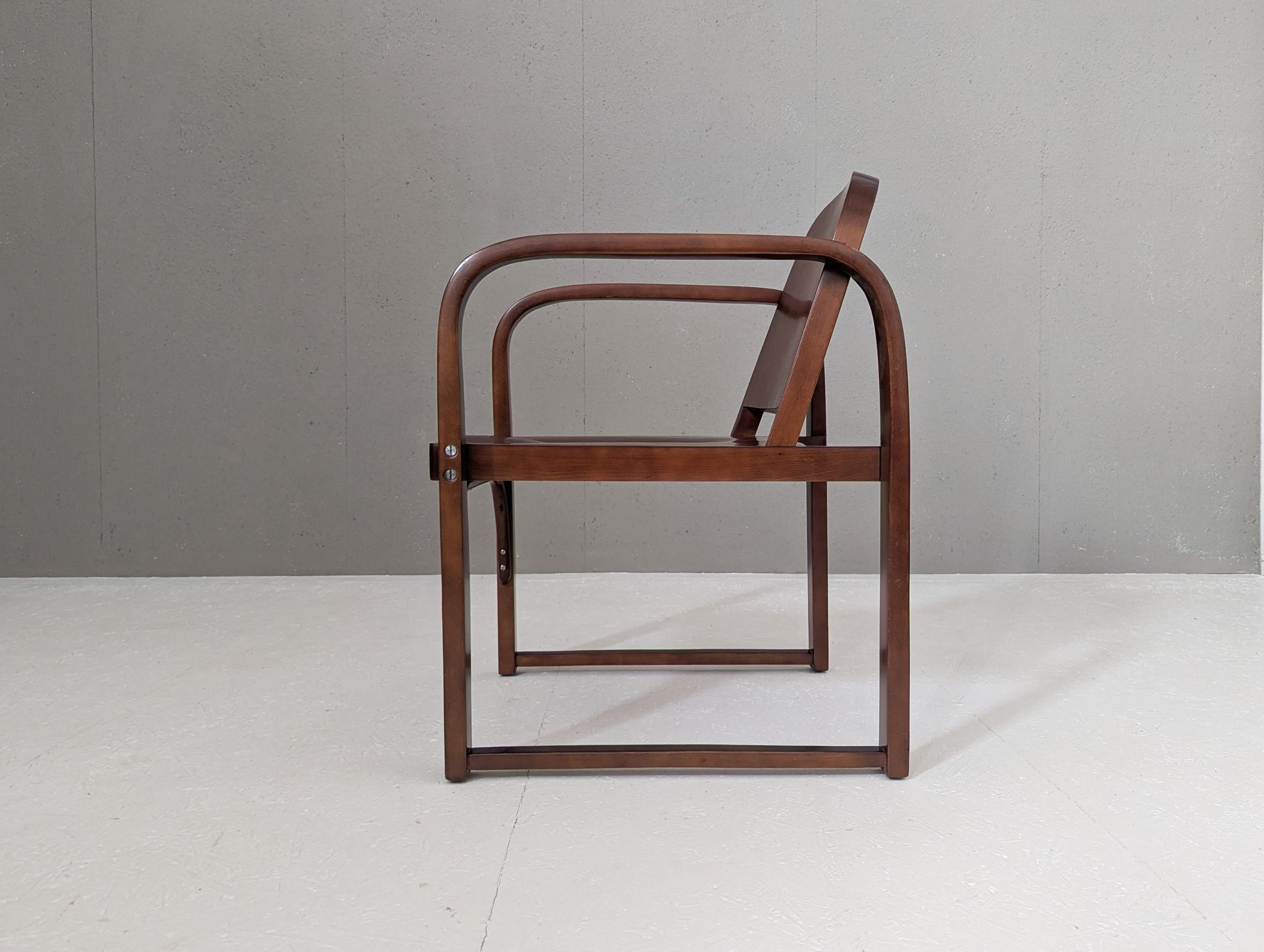 Modernistischer Thonet A 745 F Bugholz-Sessel, 1930er Jahre (Bauhaus) im Angebot
