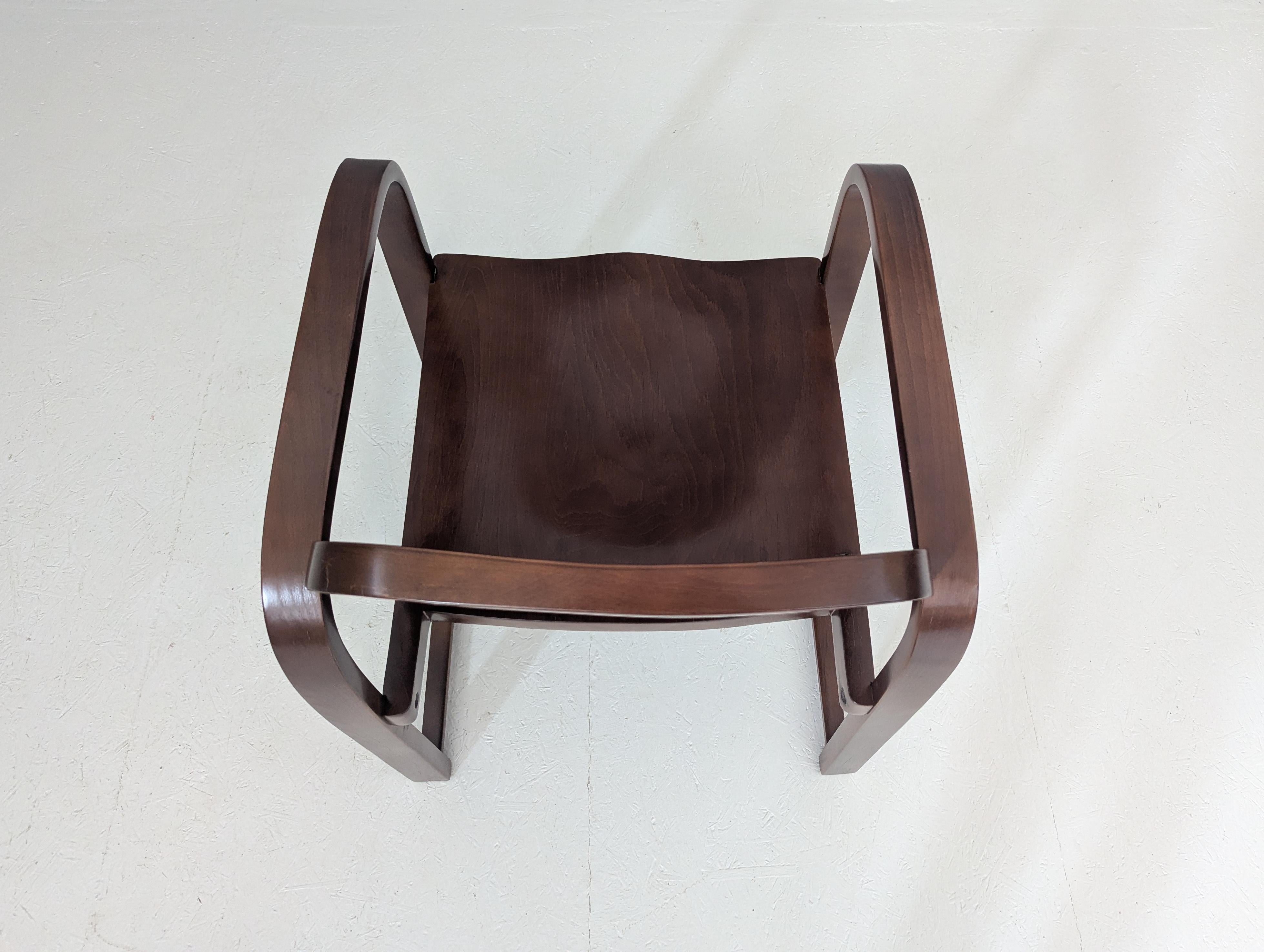 Modernistischer Thonet A 745 F Bugholz-Sessel, 1930er Jahre im Angebot 1