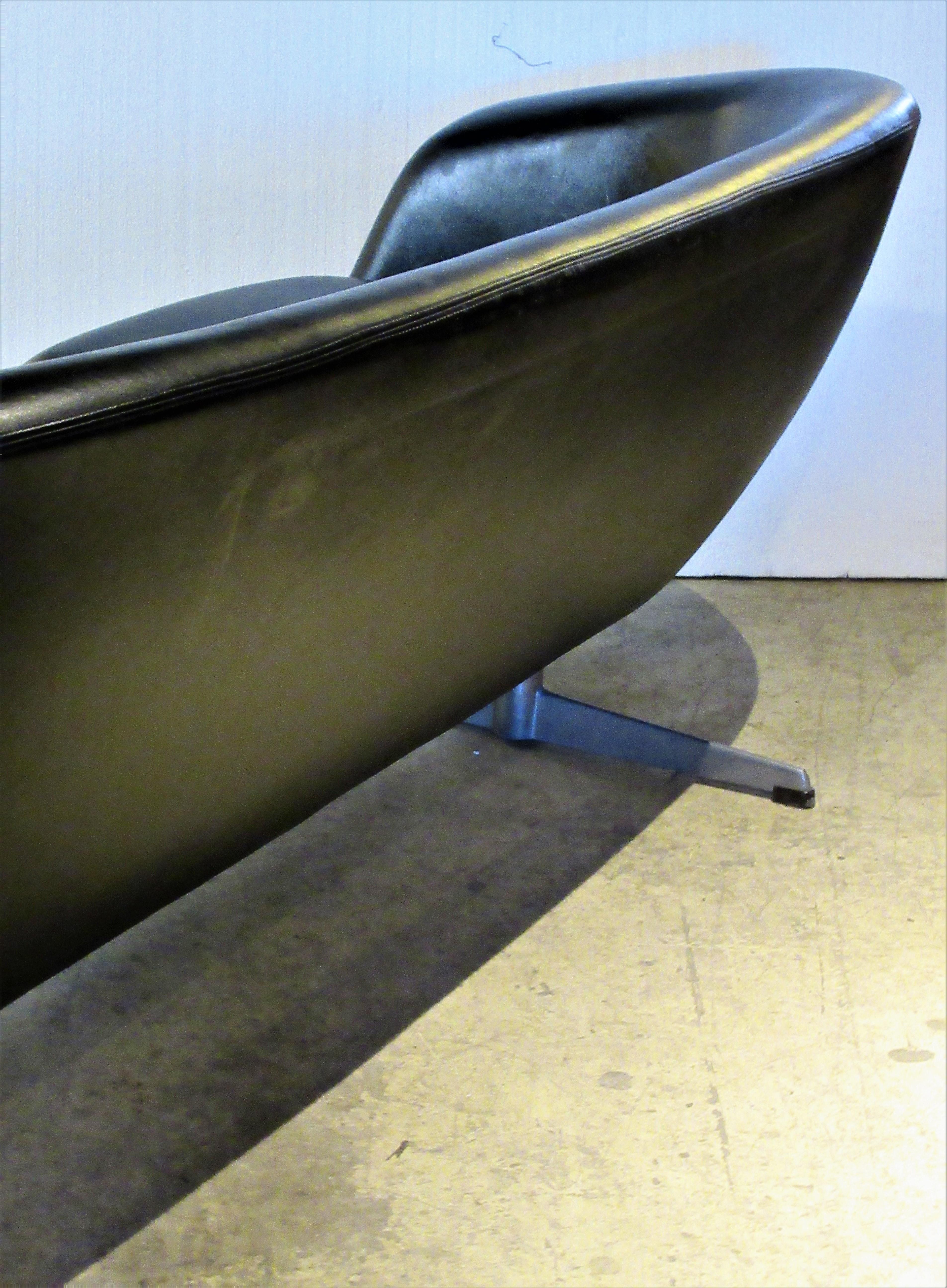 20th Century  Three-Seat Pod Sofa by Overman, Sweden 