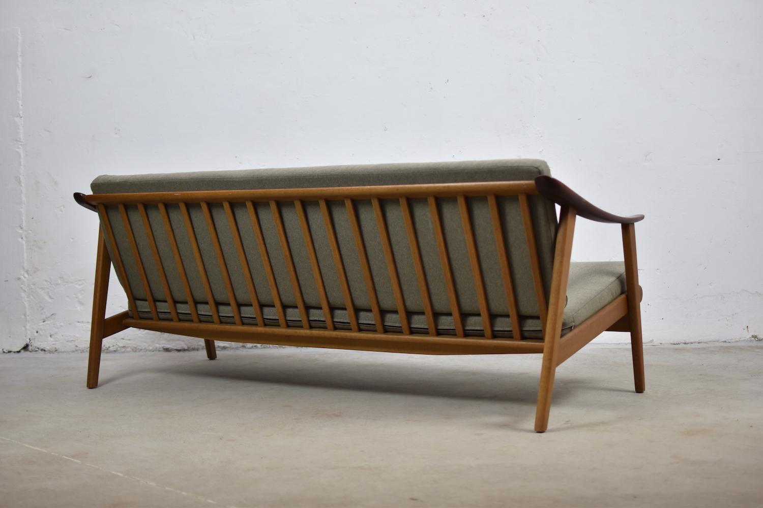 Mid-20th Century Modernist Three-Seat from Denmark, 1960s