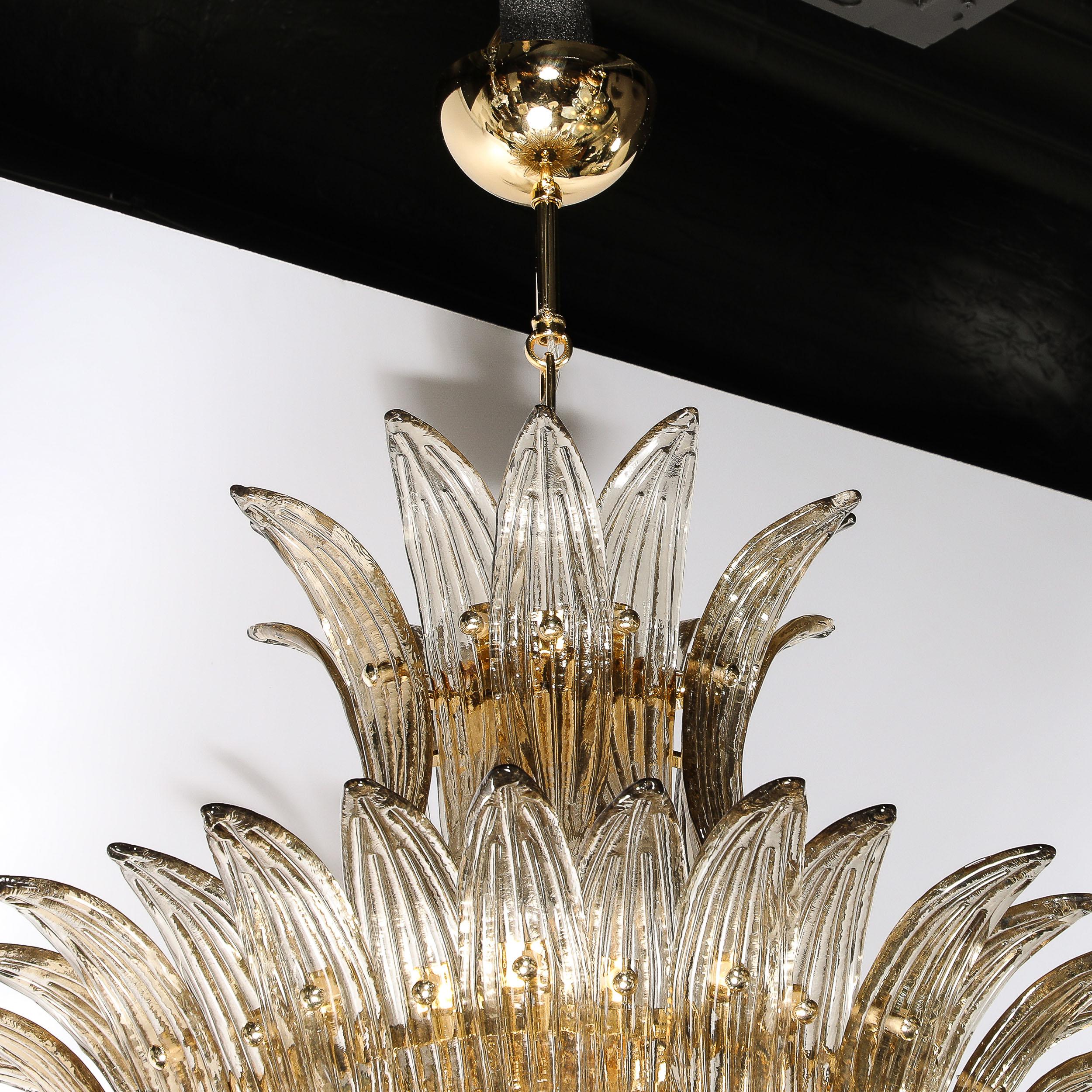 Lustre moderniste à trois niveaux 