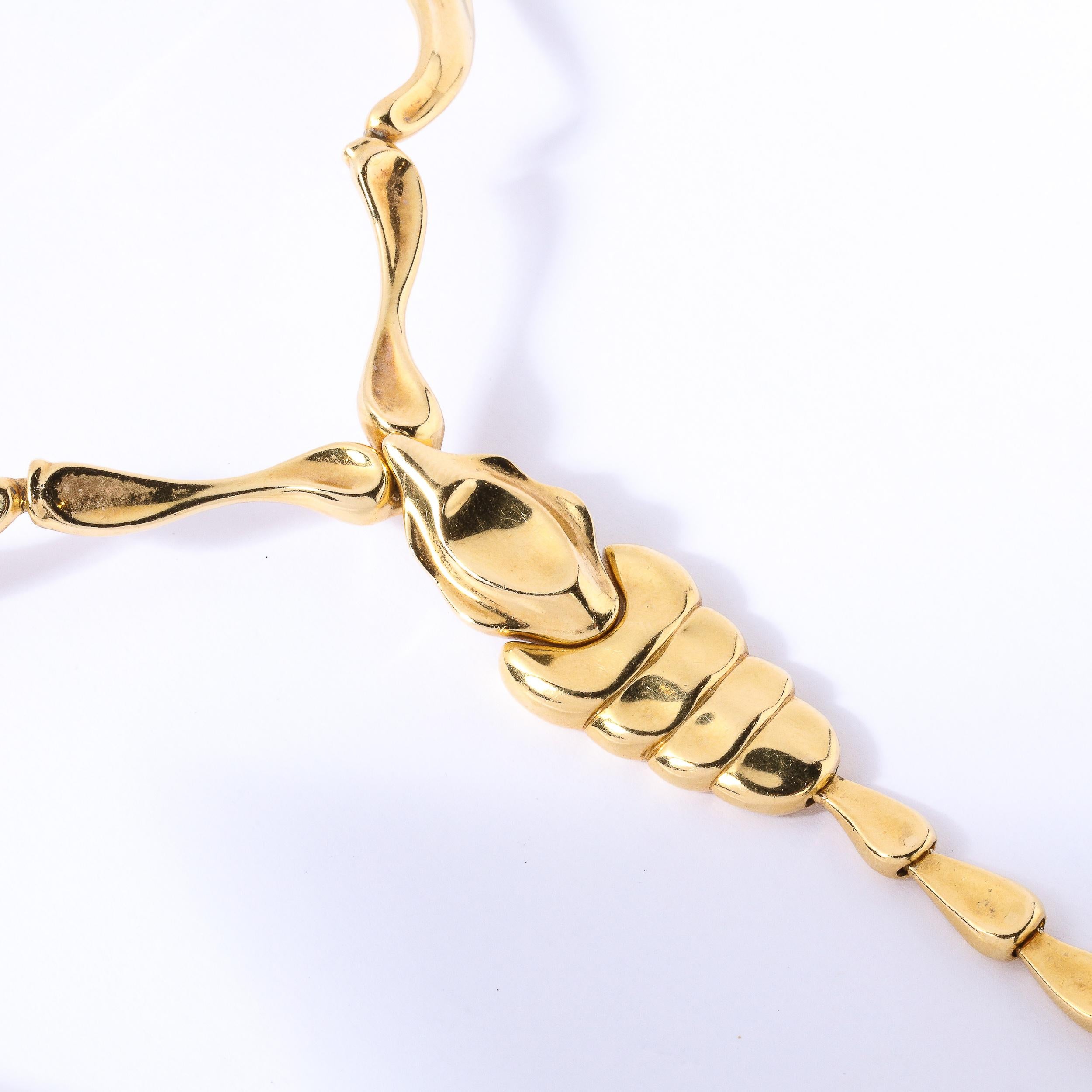 scorpion necklace tiffany