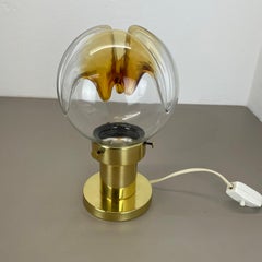 Modernist Toni Zuccheri Style Murano Table Light by Kaiser Leuchten Germany 1970