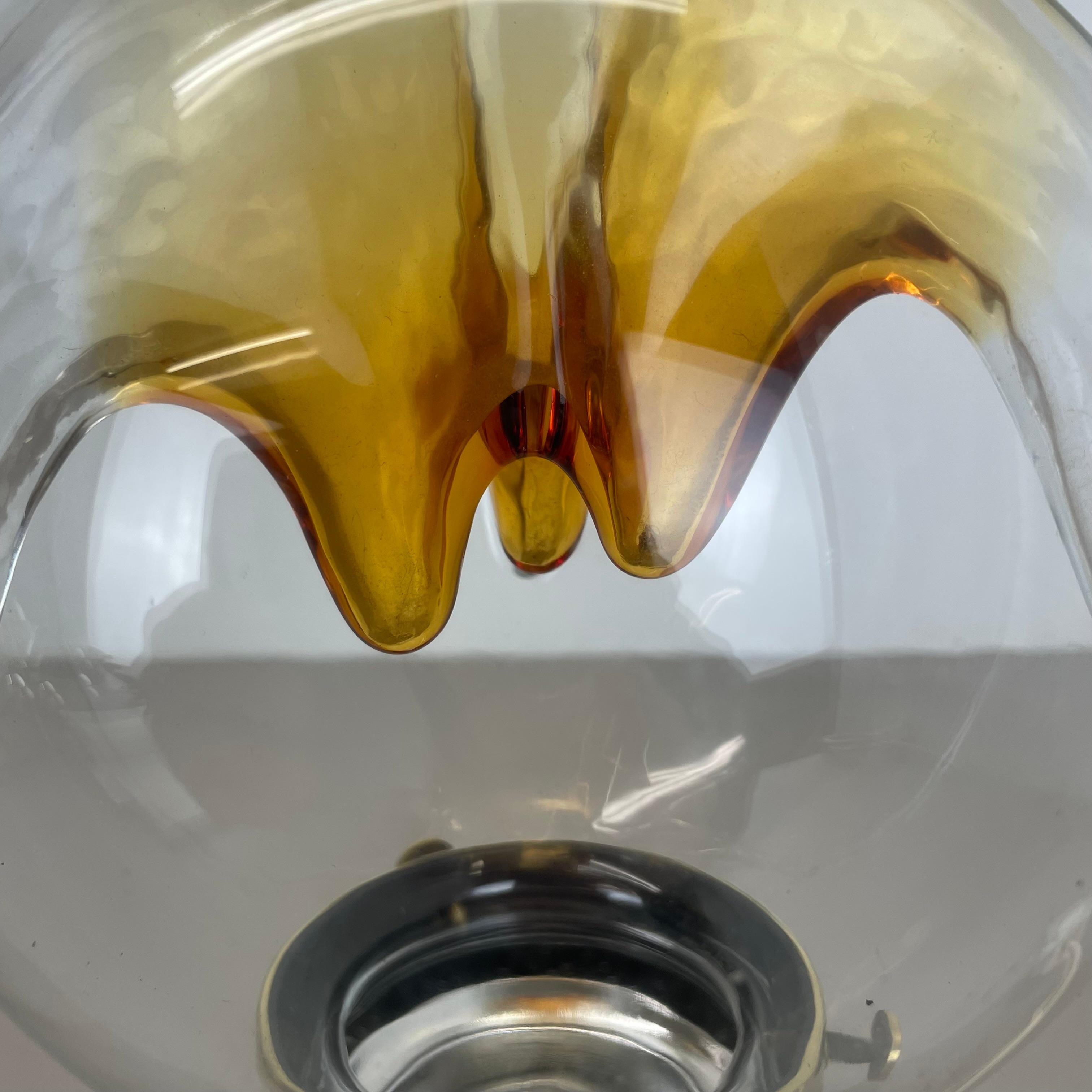 Modernist Toni Zuccheri Style Murano Table Light by Kaiser Leuchten Germany 1970 For Sale 2