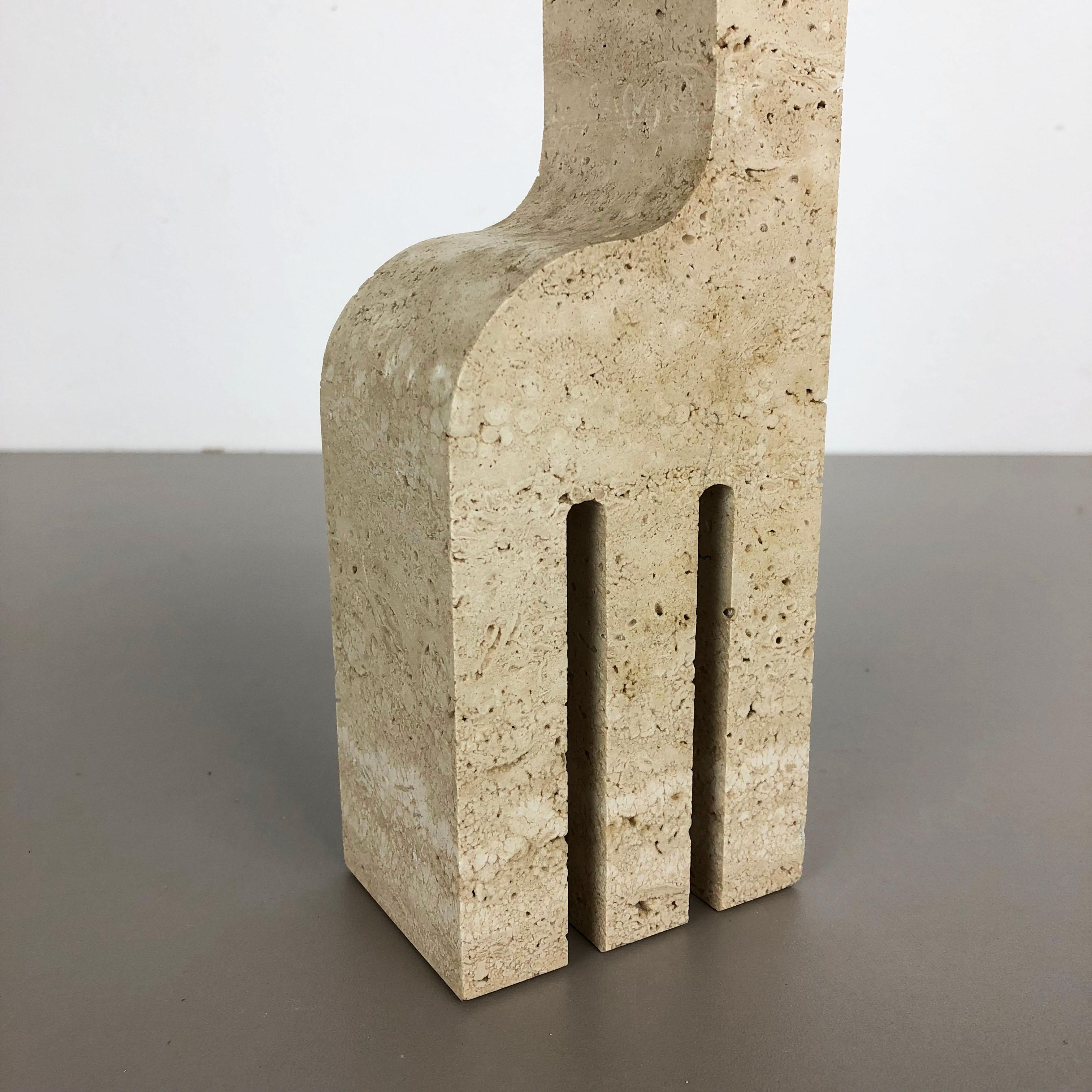 Modernist Travertine Marble Giraffe Figure by Fratelli Mannelli, Italy, 1970s 2