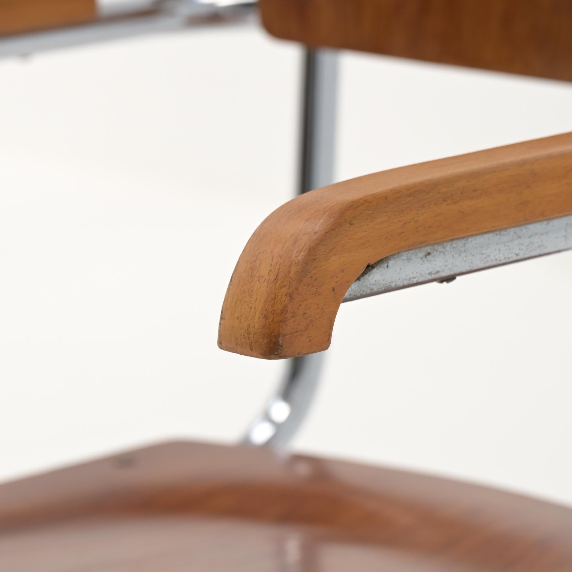 Modernistischer Rohr-Freischwinger-Stuhl im Zustand „Gut“ im Angebot in Vlimmeren, BE