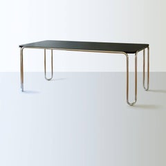 Modernist Ultra-Thin Tubular-Steel Table by GMD Berlin, Customizable