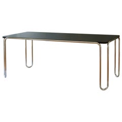 Modernist Ultra-Thin Tubular-Steel Table by GMD Berlin, Customizable