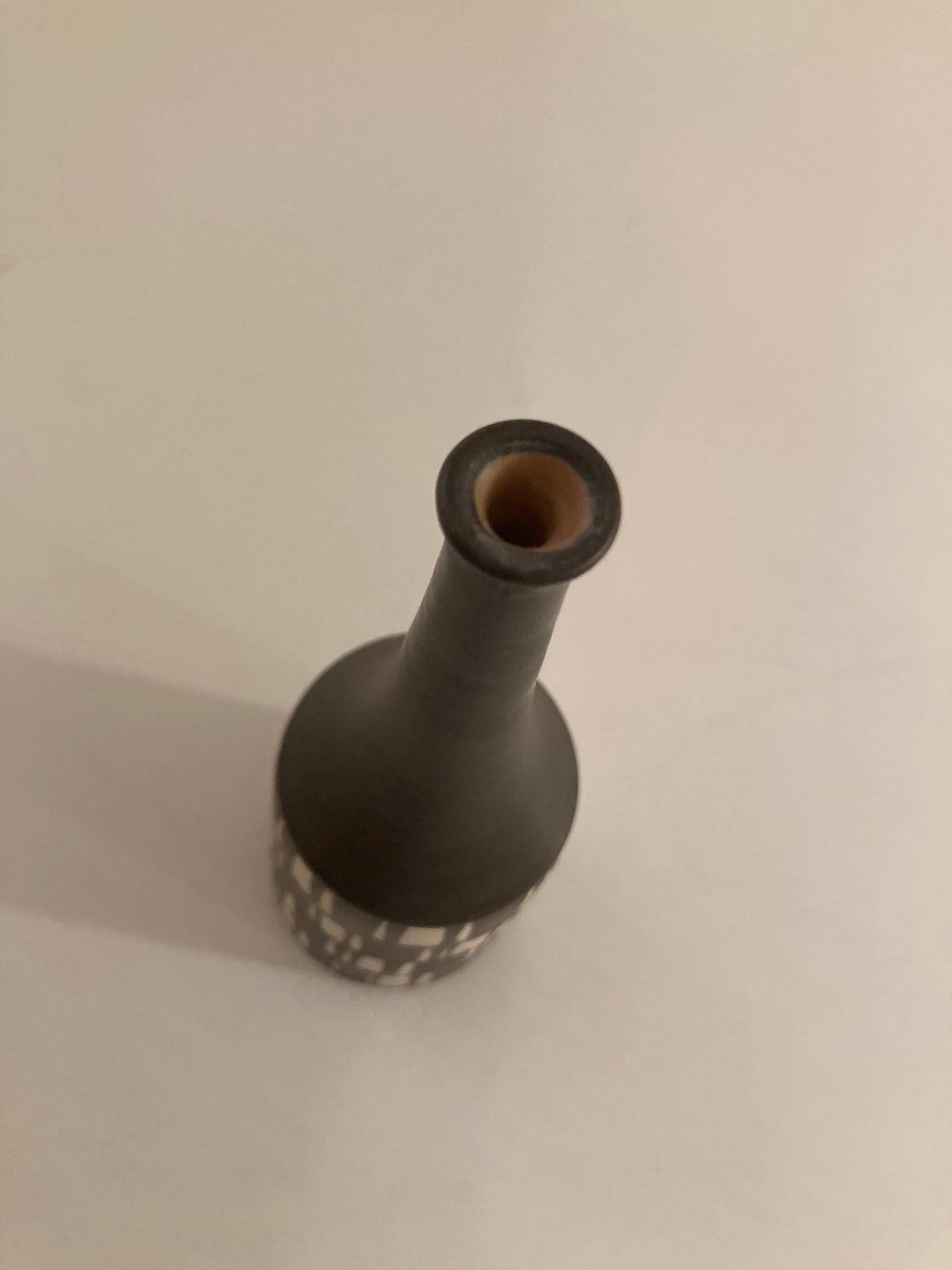 Modernist Vintage Ceramic Vase, Italy 1960's. For Sale 3