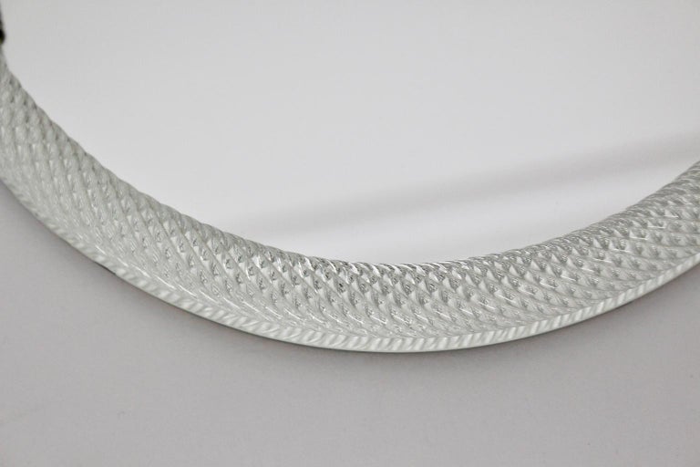 Modernist Vintage Colorless Glass Mirror Tray by Barovier and Toso