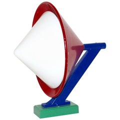Sconce vintage moderniste in metallo multicolore di Svea Winckler, anni '60