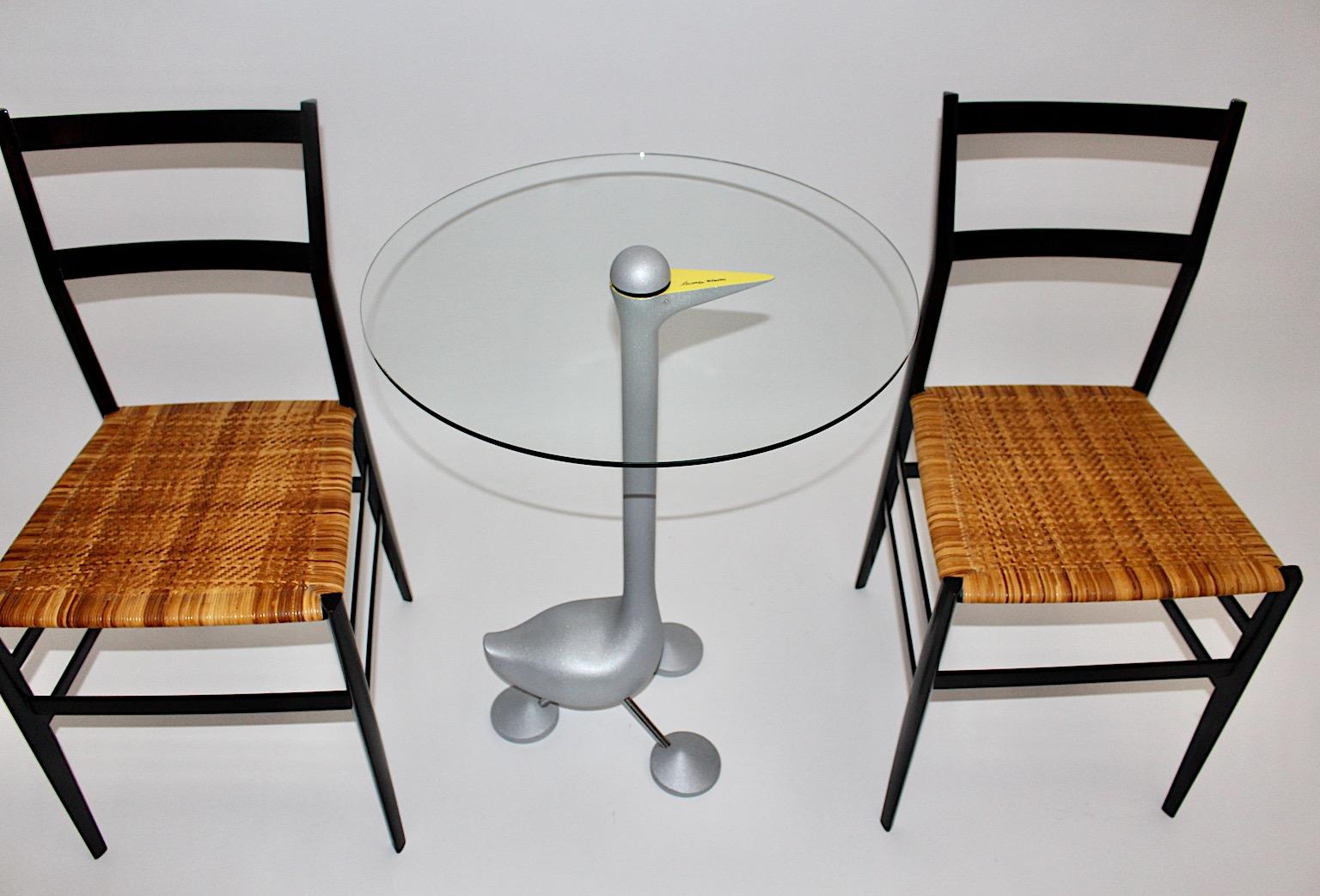Modernist Vintage Pair Duo Superleggera Chair by Gio Ponti Cassina 1957 Italy In Good Condition For Sale In Vienna, AT