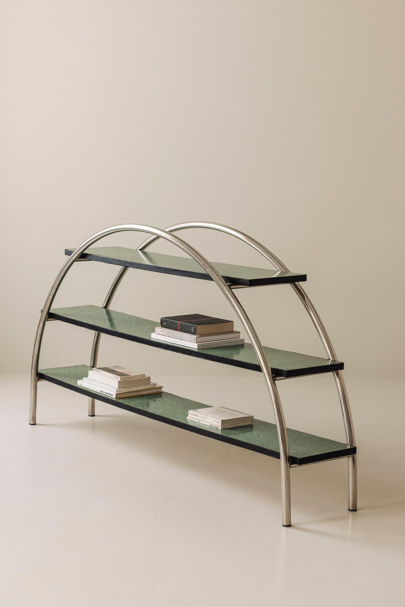 Modernistisches Vintage-Regal aus Frankreich, aus den 1970er Jahren im Angebot 6