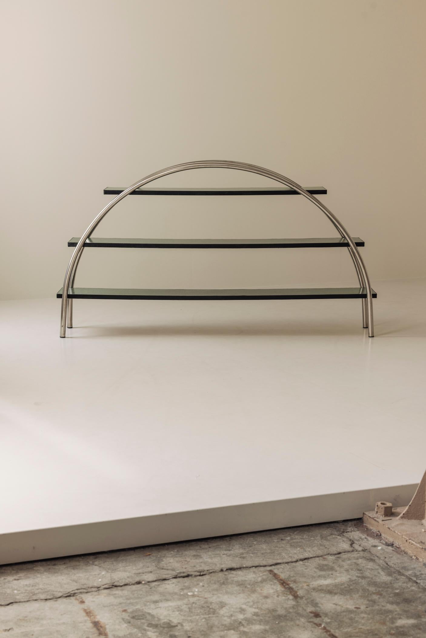 Modernistisches Vintage-Regal aus Frankreich, aus den 1970er Jahren im Angebot 8