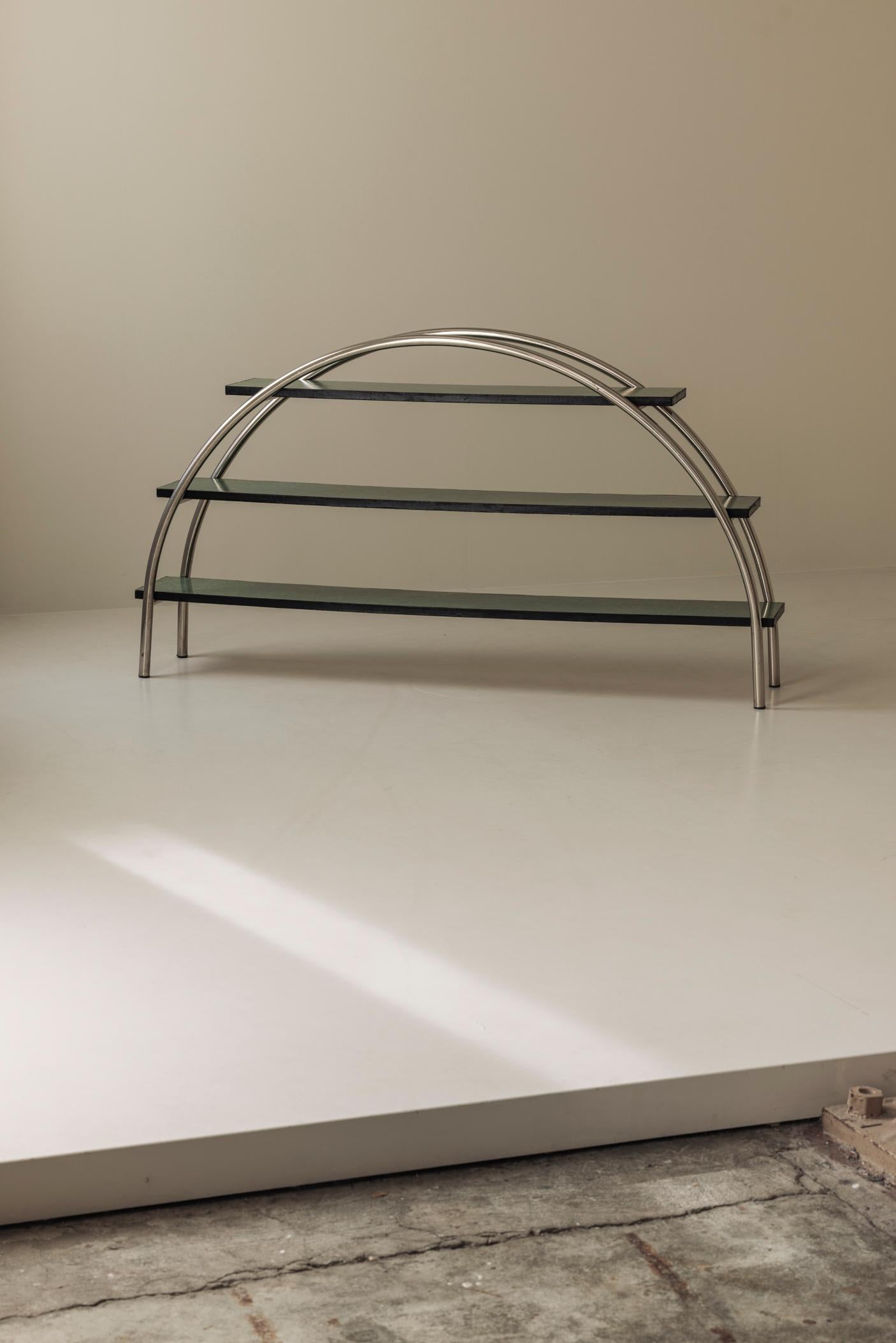 Modernistisches Vintage-Regal aus Frankreich, aus den 1970er Jahren (Moderne der Mitte des Jahrhunderts) im Angebot
