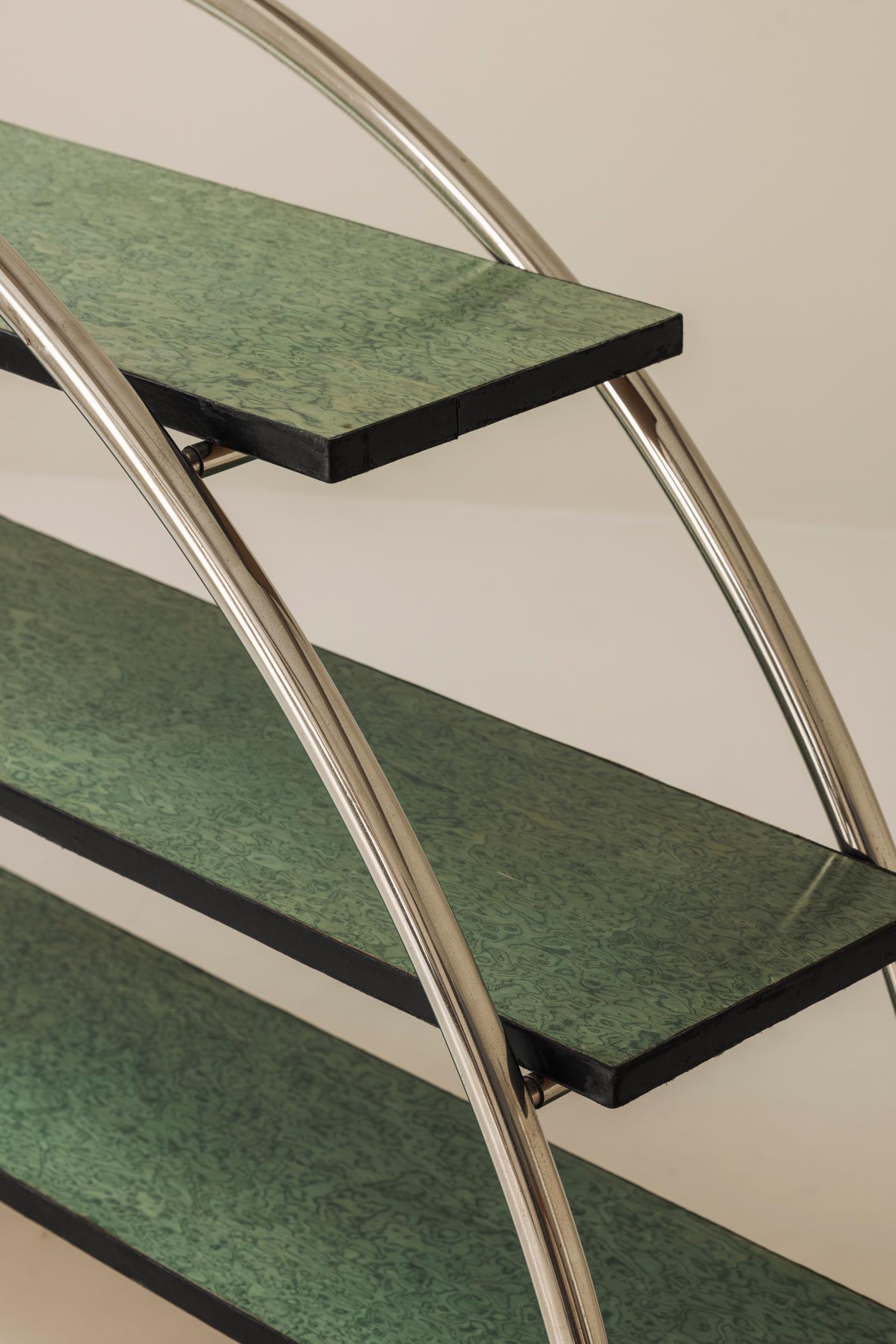 Modernistisches Vintage-Regal aus Frankreich, aus den 1970er Jahren im Zustand „Gut“ im Angebot in Antwerp, BE