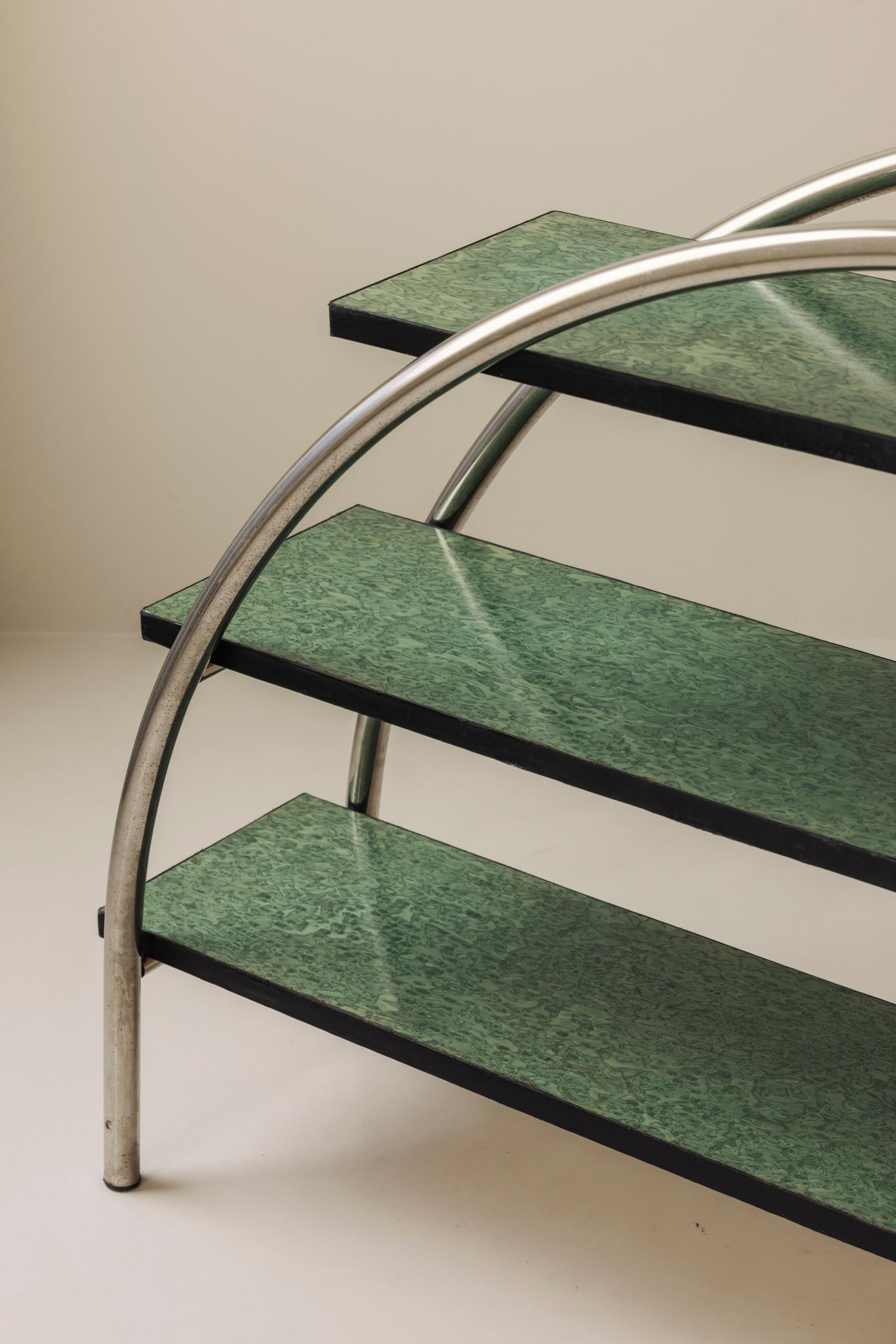 Modernistisches Vintage-Regal aus Frankreich, aus den 1970er Jahren (Ende des 20. Jahrhunderts) im Angebot