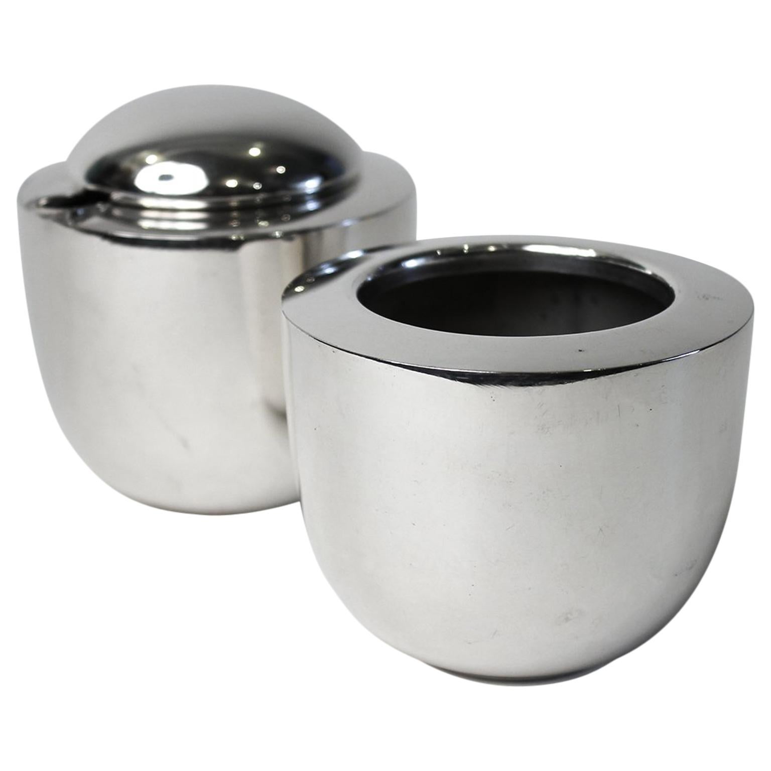 Ensemble crémier, thé et sucrier en argent Vivianna Torun pour Dansk, de style moderniste en vente