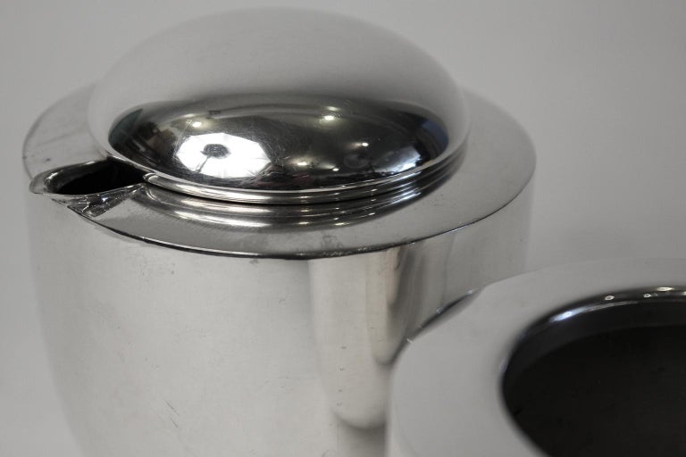 Modernist Vivianna Torun for Dansk Silver Plate Tea Sugar Creamer Set