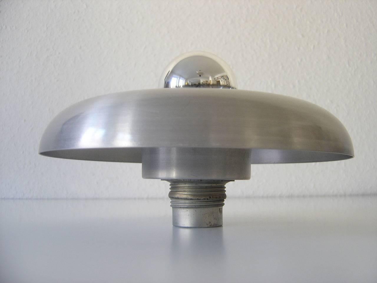German Modernist Wall Lamps, Ceiling Fixtures in the Style of Ingo Maurer, Set of Four