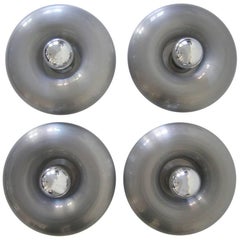 Modernist Wall Lamps, Ceiling Fixtures in the Style of Ingo Maurer, Set of Four