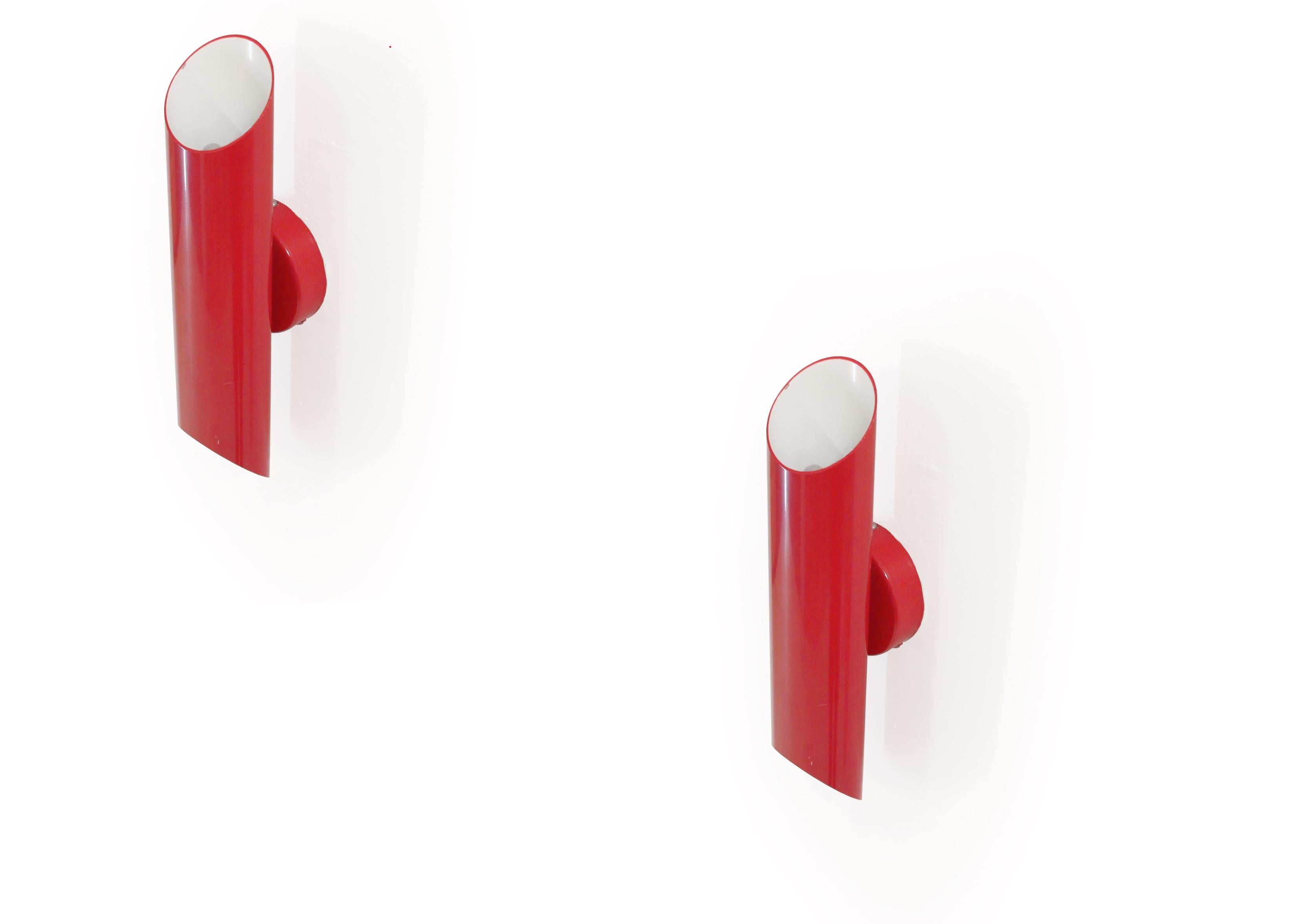 Late 20th Century Modernist Wall Lights by Jonas Hidle for Høvik Lys, 1970s