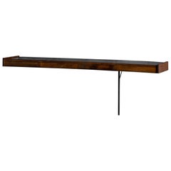 Modernist Wall-Mounted Console, France, 1960s