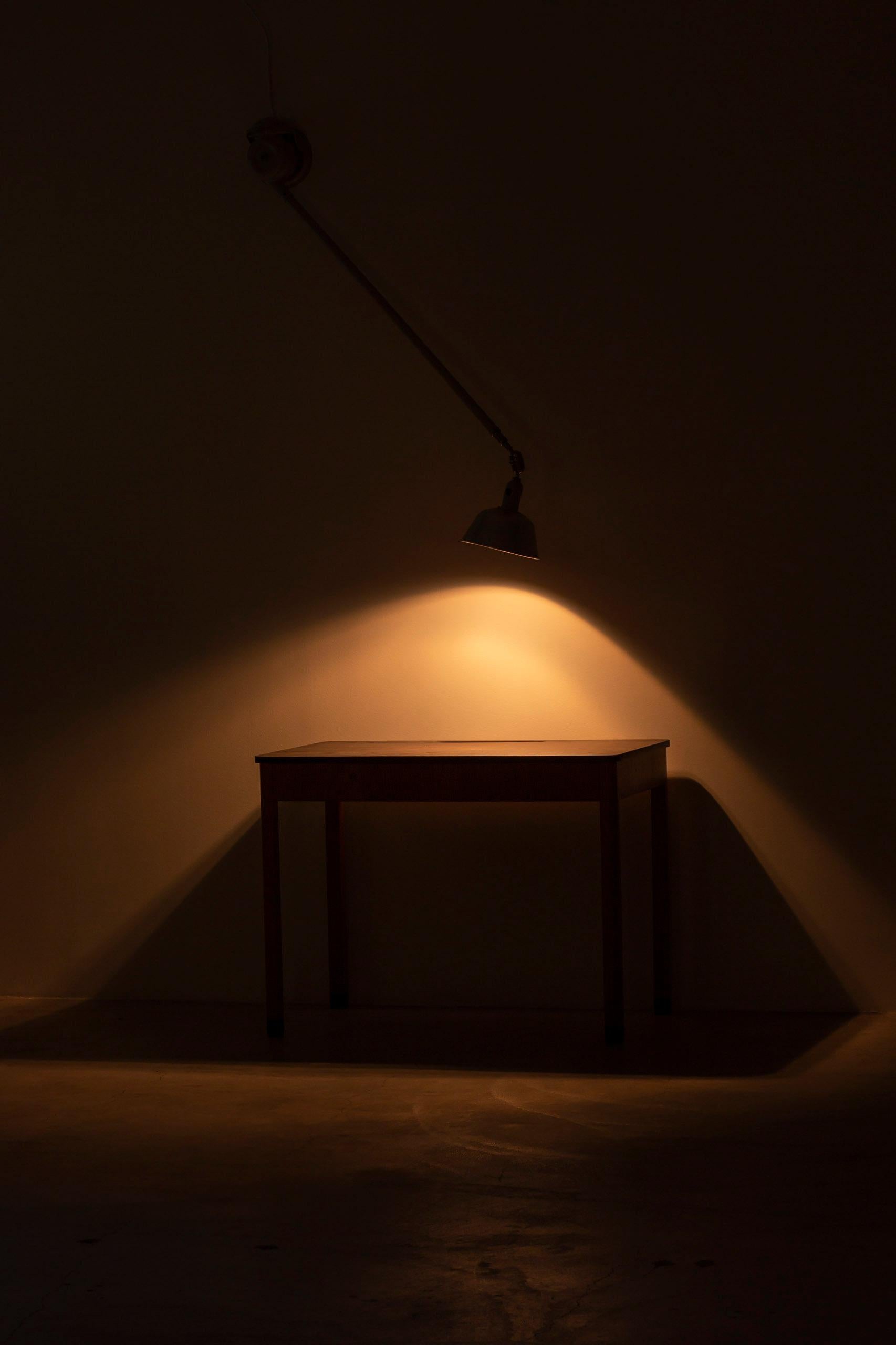 Metal Modernist wall or ceiling lamp model 
