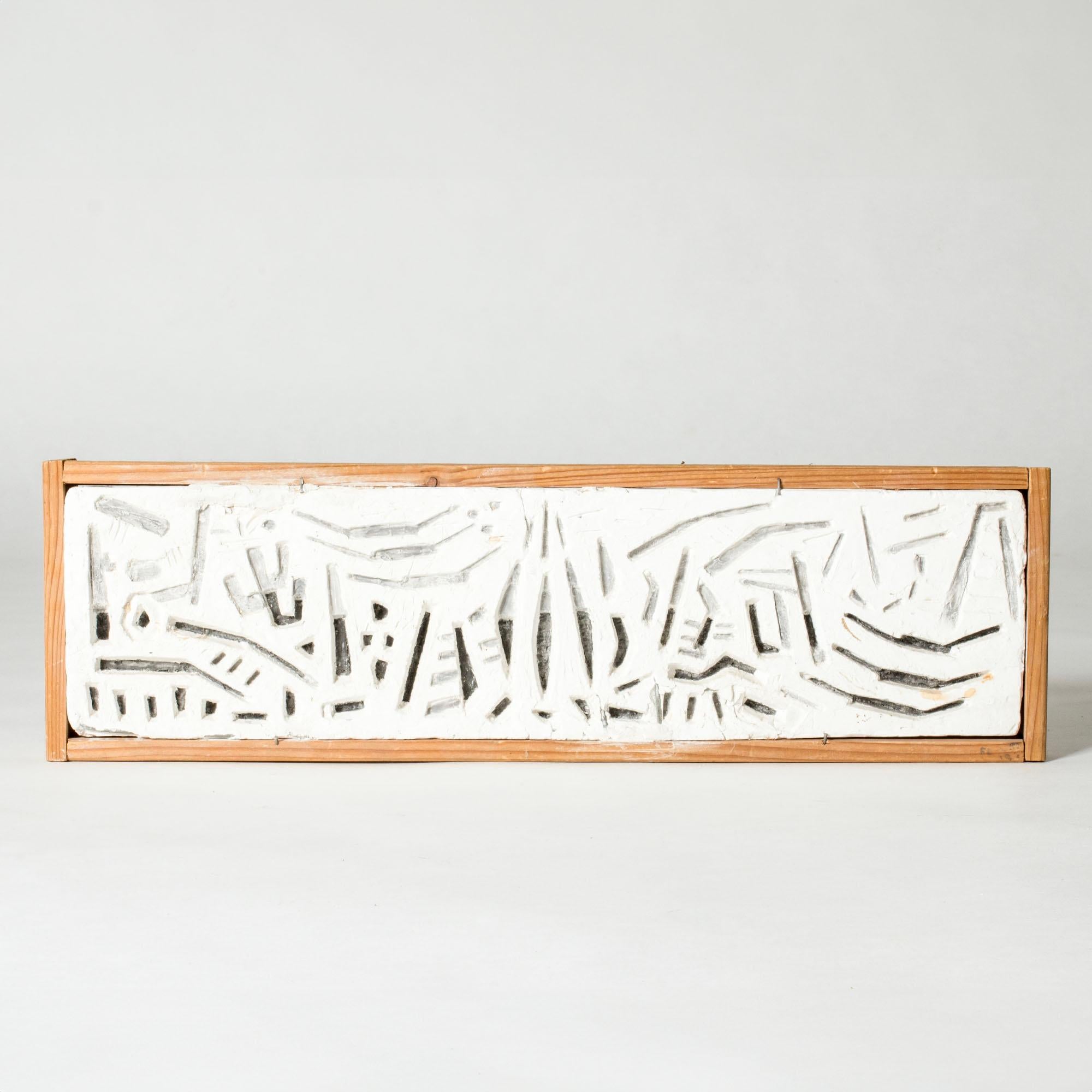 Relieve de pared modernista de Fred Leyman, Suecia, años 60