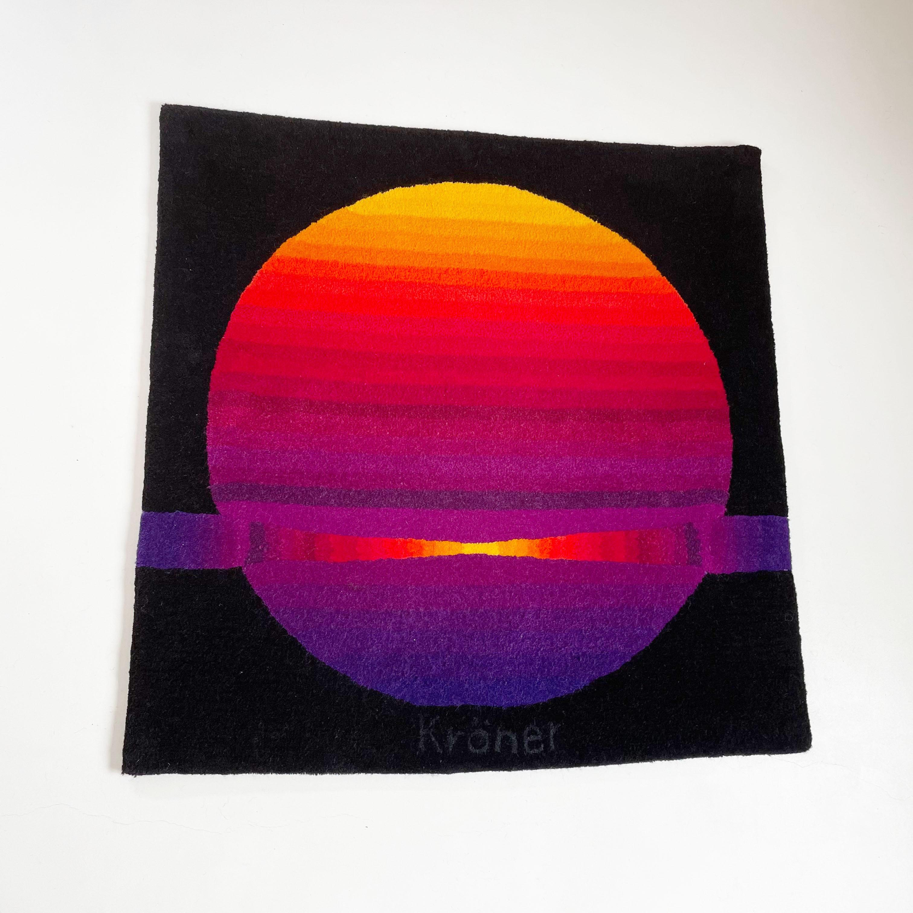 20th Century Modernist Wall Rug 