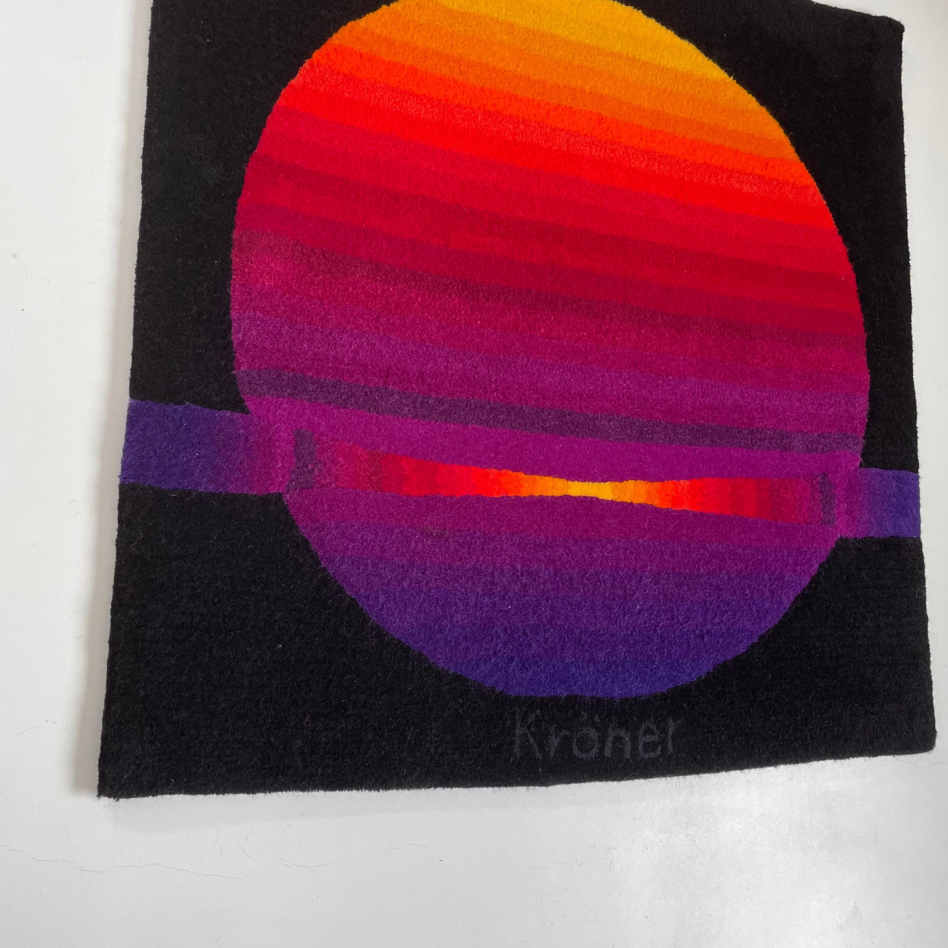 Wool Modernist Wall Rug 