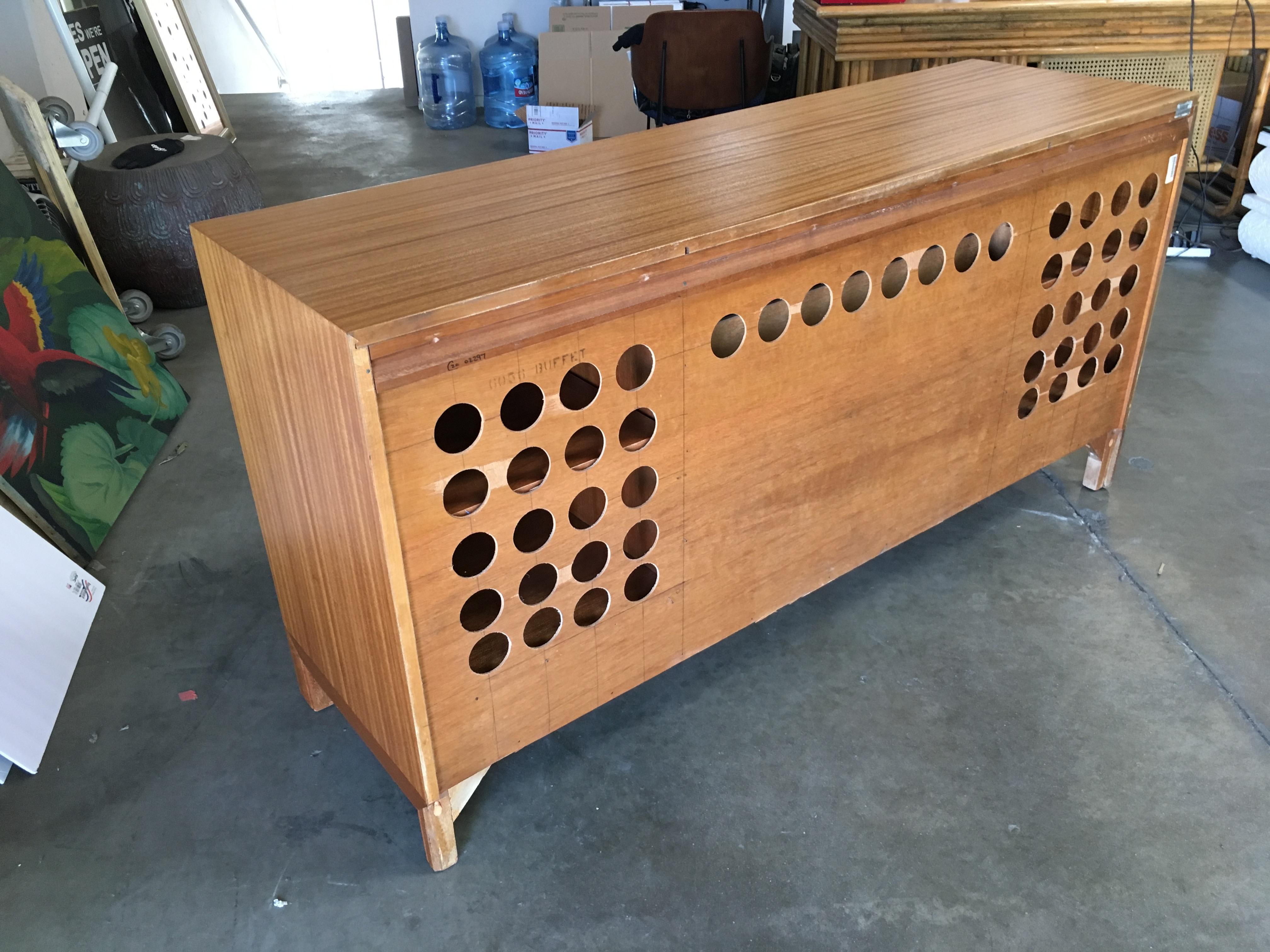 Modernist Walnut Buffet/Credenza by John Keal for Brown Saltman In Excellent Condition In Van Nuys, CA
